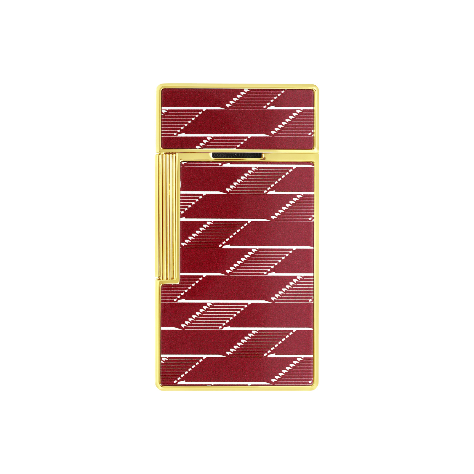 Biggy Lacquered lighter Monogram 1872 Burgundy view 3
