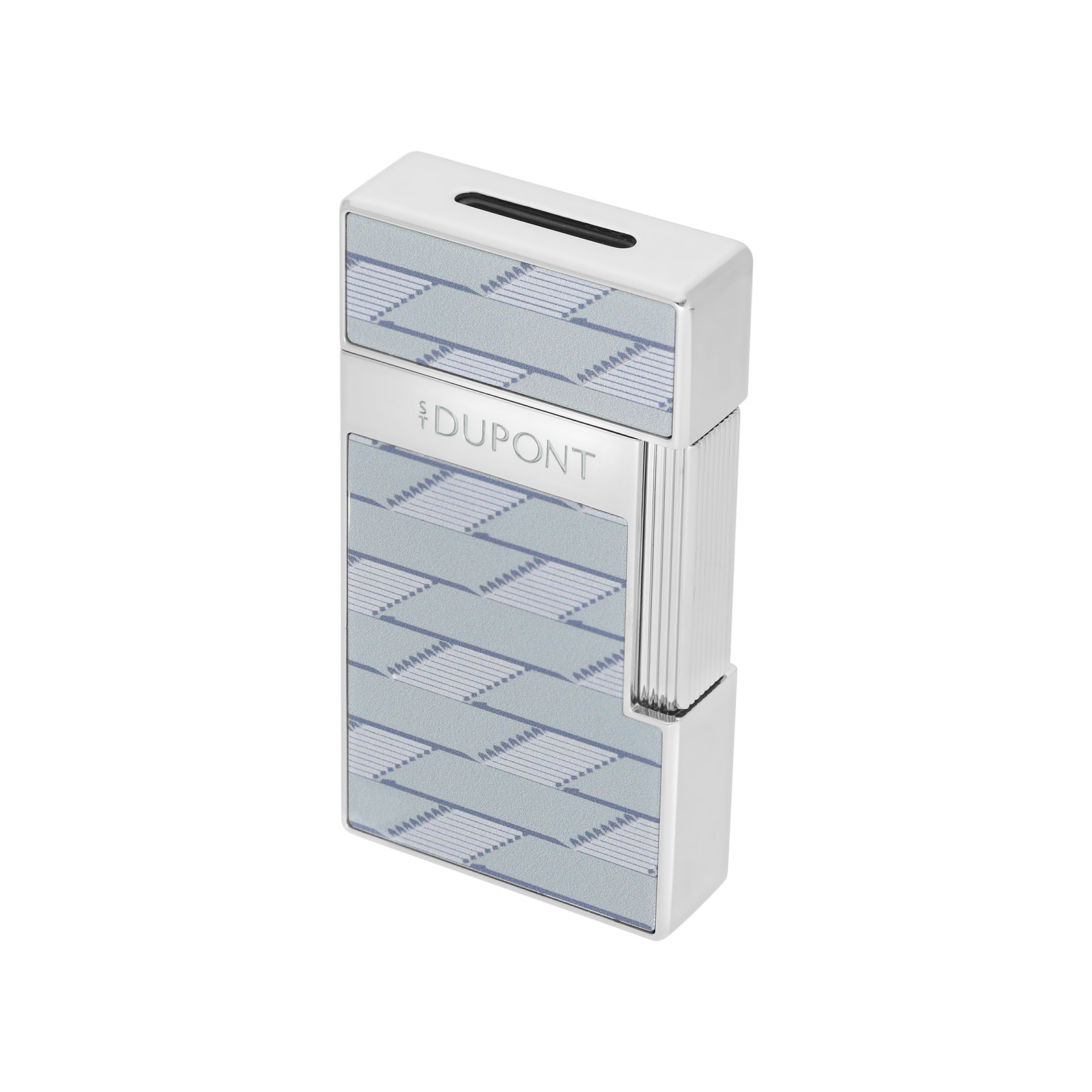 Biggy Lacquered lighter Monogram 1872 Grey view 4