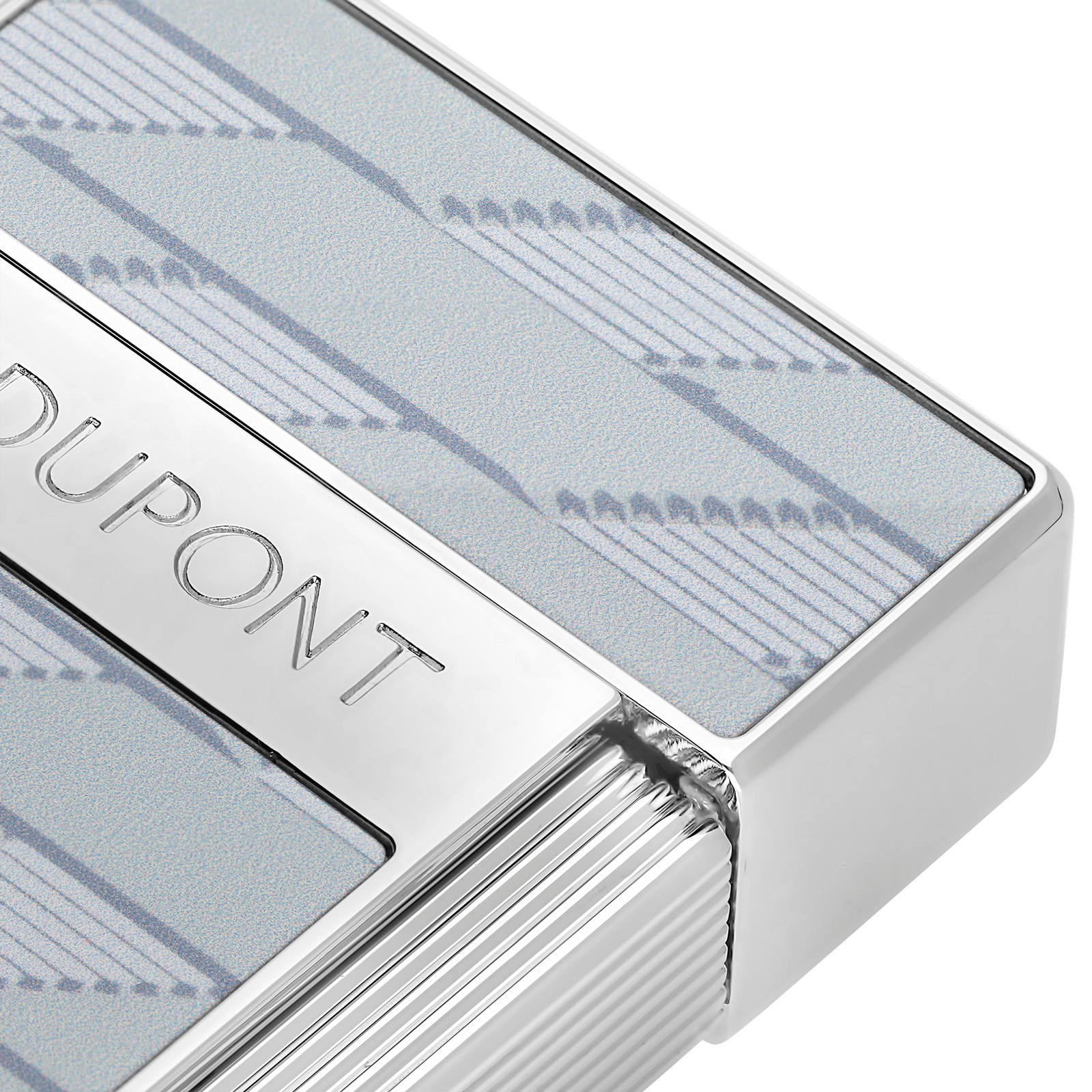 Biggy Lacquered lighter Monogram 1872 Grey view 2