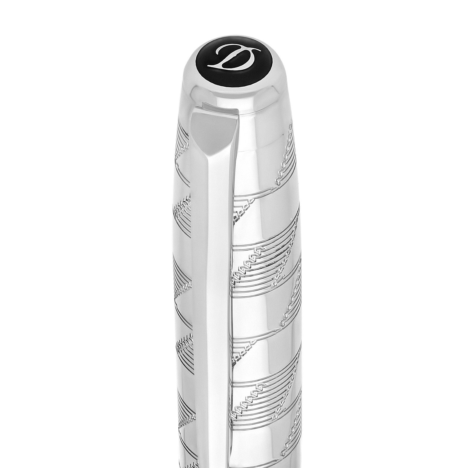 Line D Eternity Foutain pen Medium Monogram 1872 Silver view 4