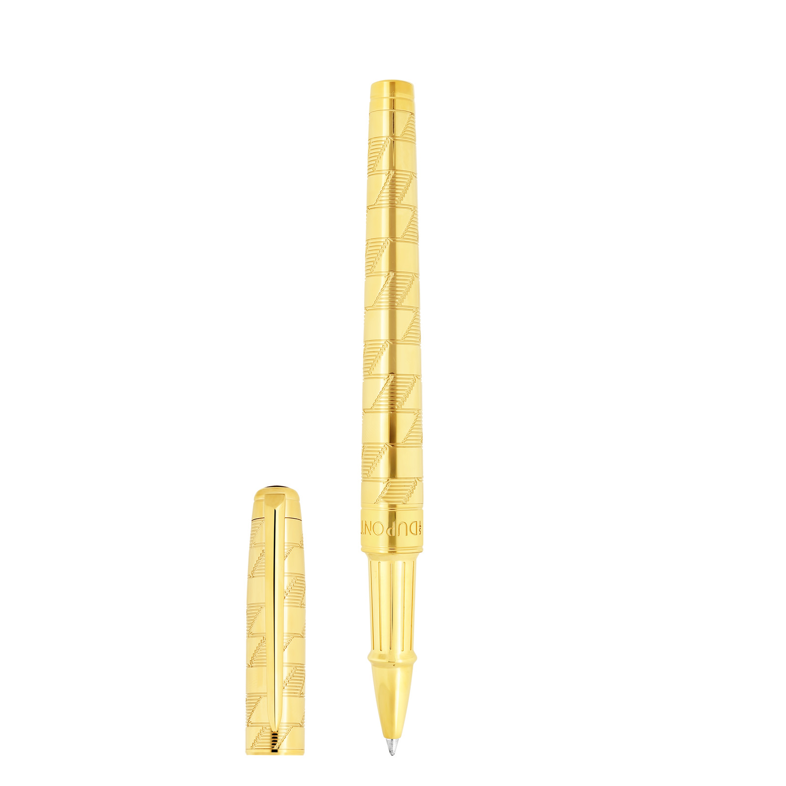 Line D Eternity Rollerball Pen Medium Monogram 1872 Gold view 3