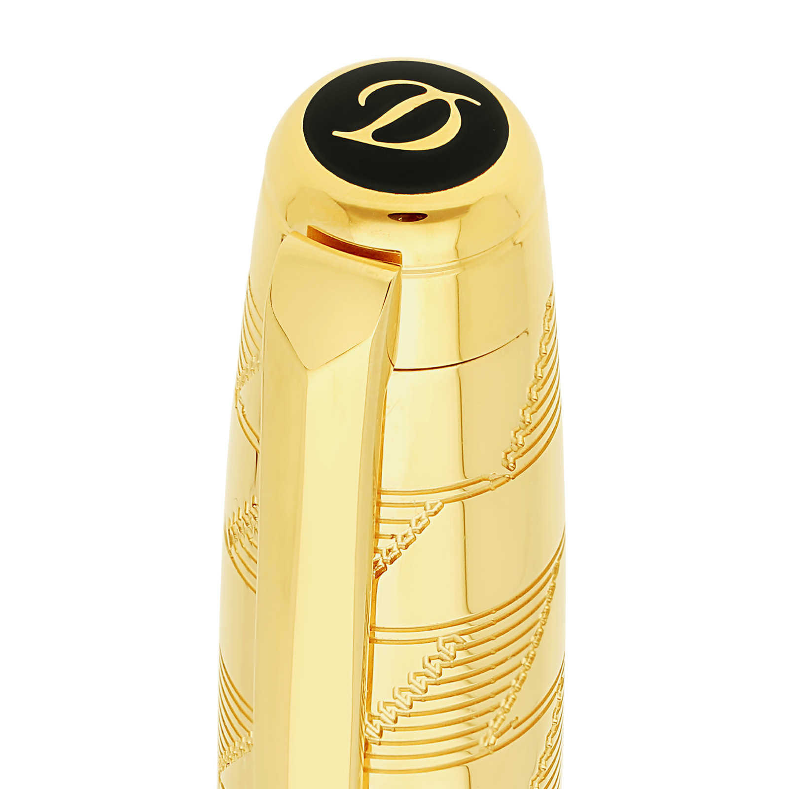 Line D Eternity Rollerball Pen Medium Monogram 1872 Gold view 4