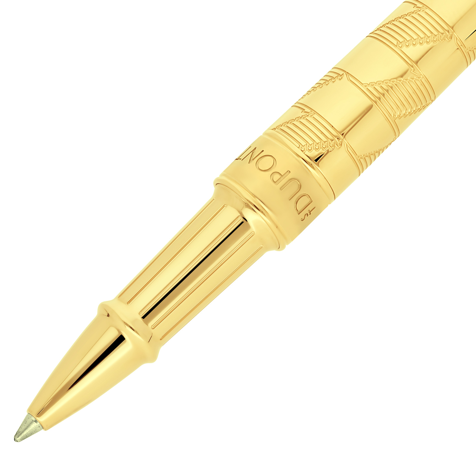 Line D Eternity Rollerball Pen Medium Monogram 1872 Gold view 2