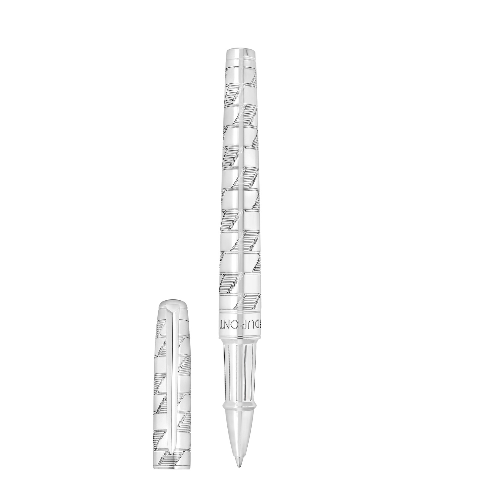 Line D Eternity Rollerball Pen Medium Monogram 1872 Silver view 3