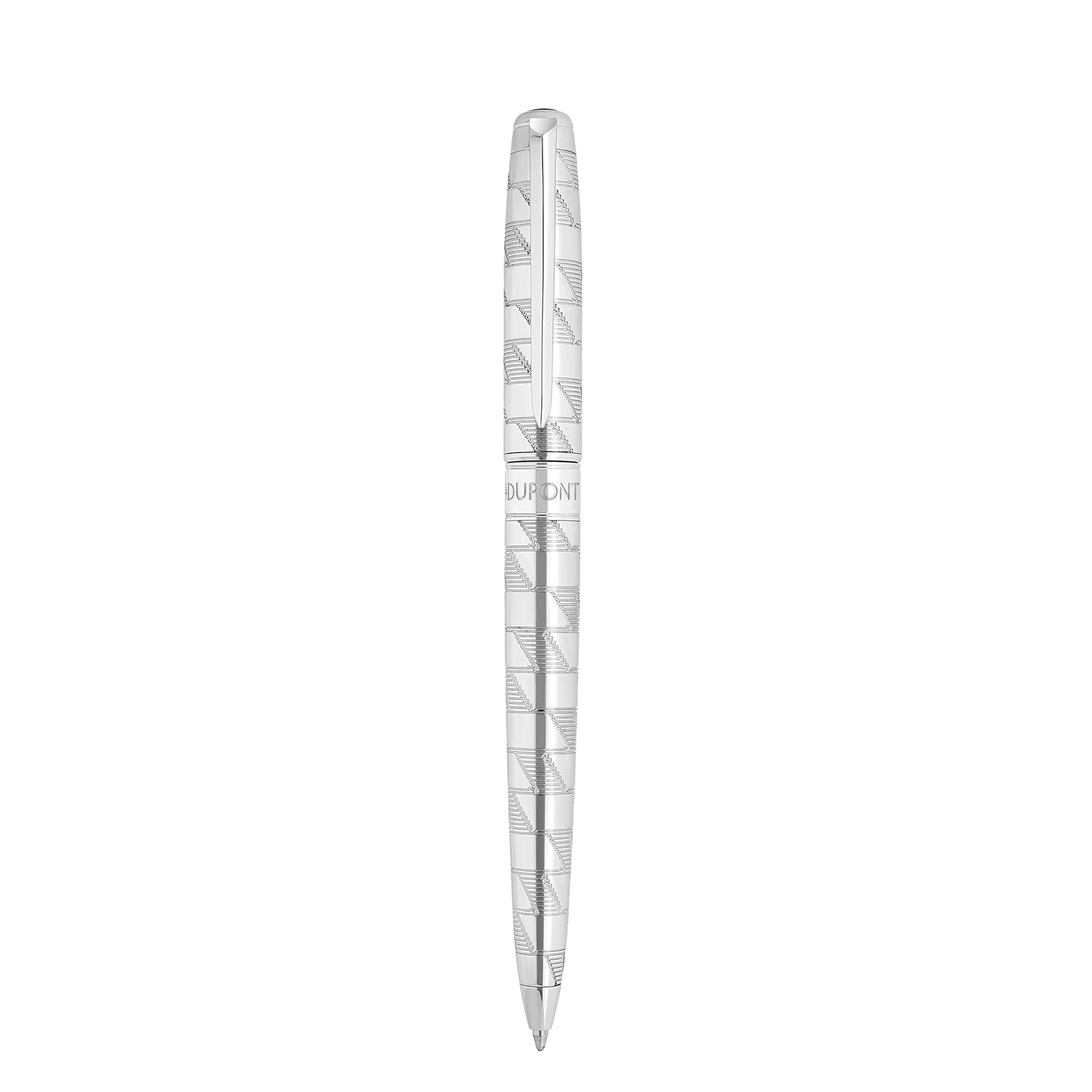 Line D Eternity Ballpoint pen Medium Monogram 1872 Silver view 3