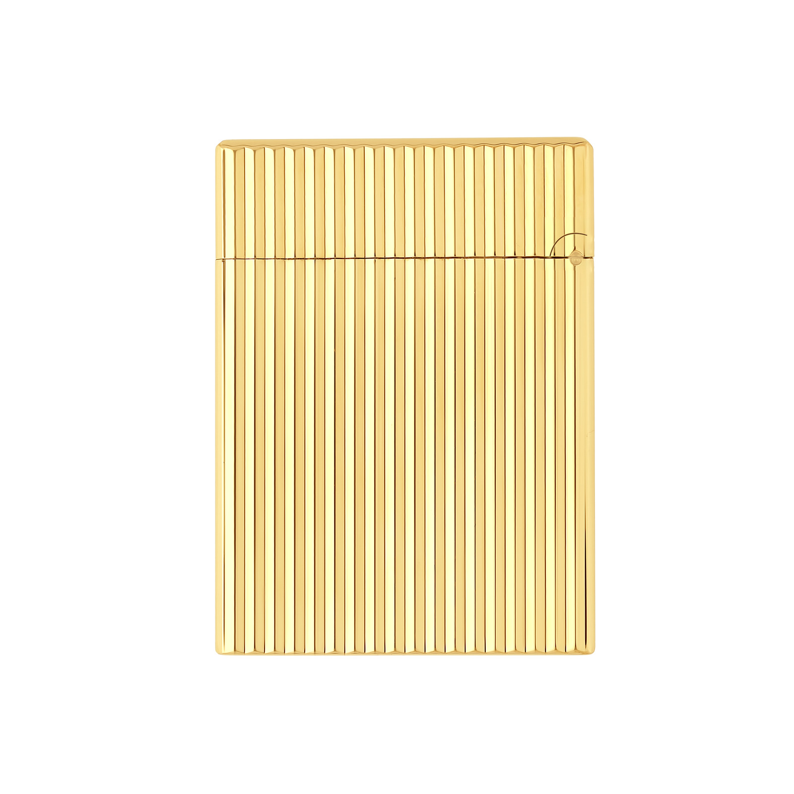 ligne 1 Guilloche Lighter  gold view 3