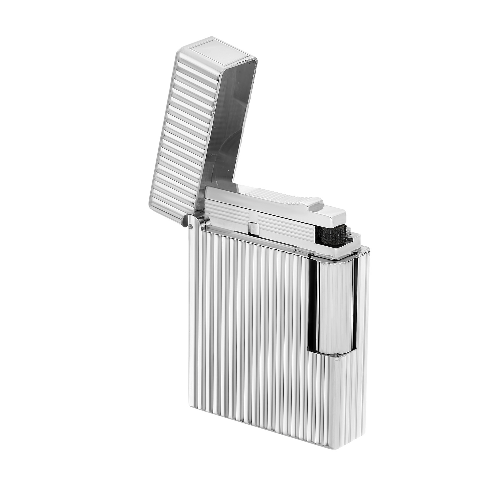 ligne 1 Guilloche Lighter  silver view 4