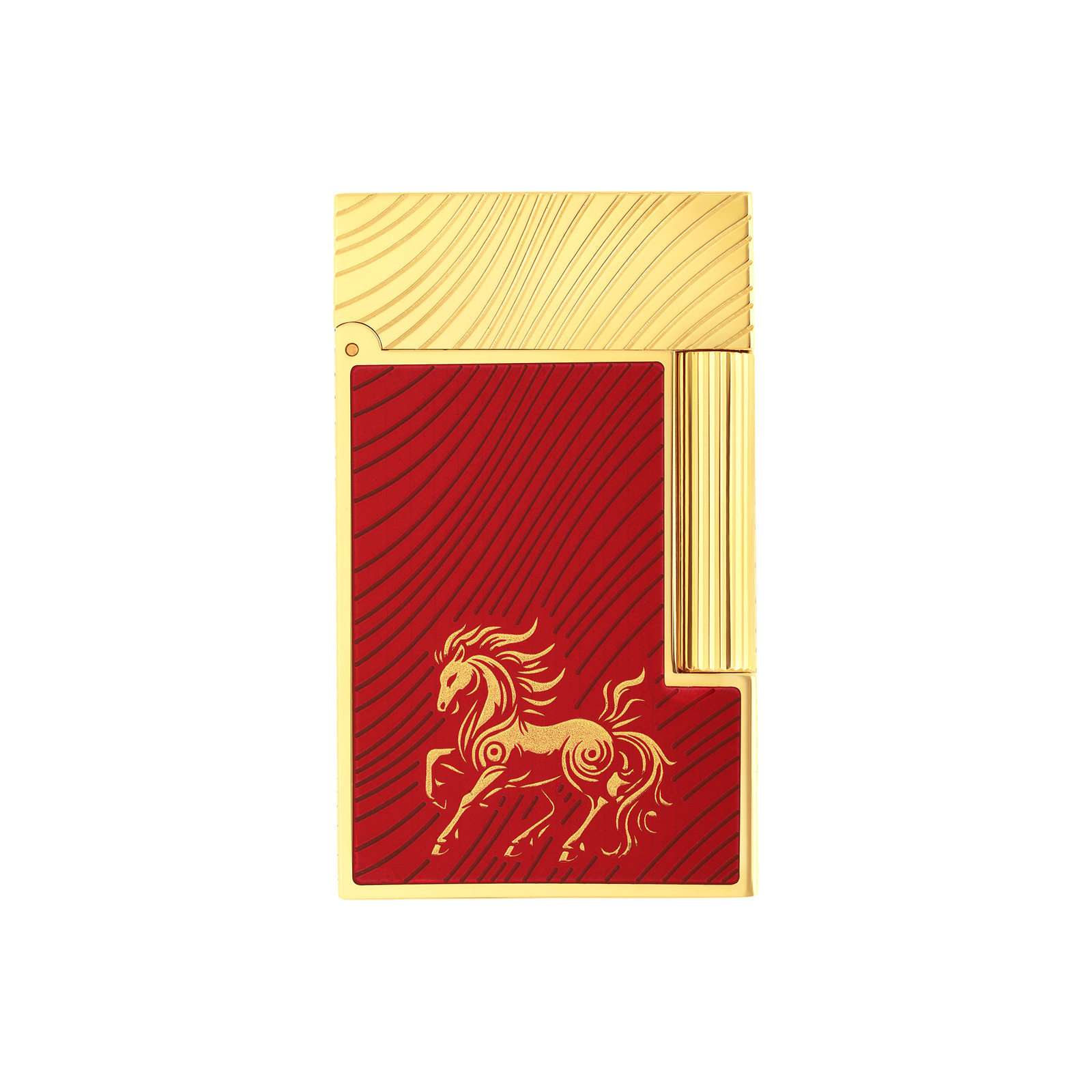ligne 2 Horse  guilloche horse red