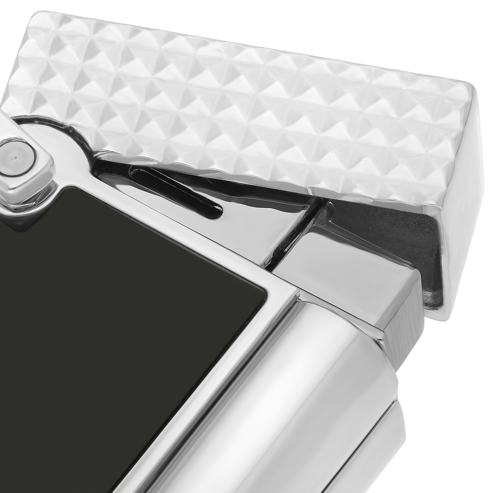 lighter necklace Lacquered lighter  silver view 2