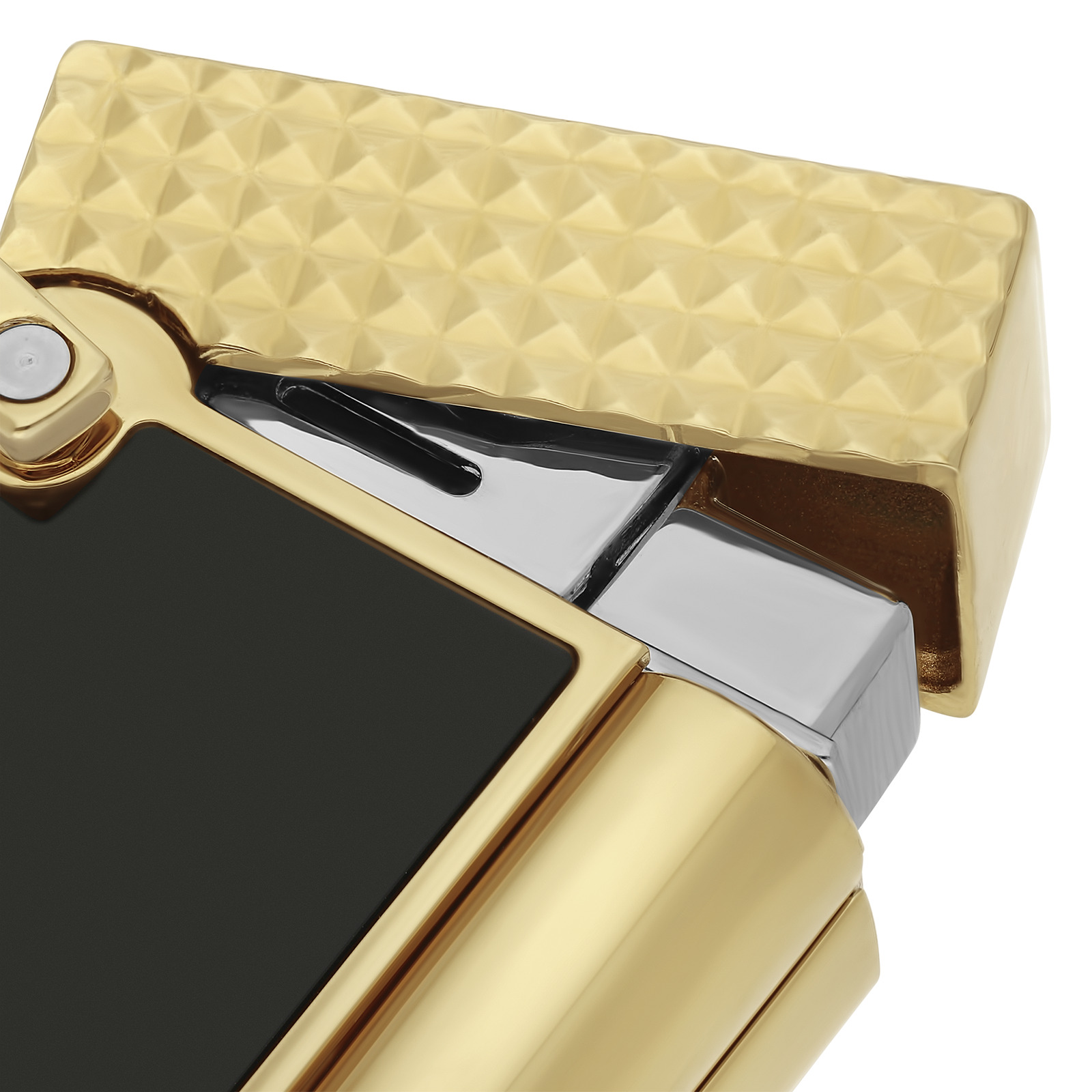 lighter necklace Lacquered lighter  golden view 2