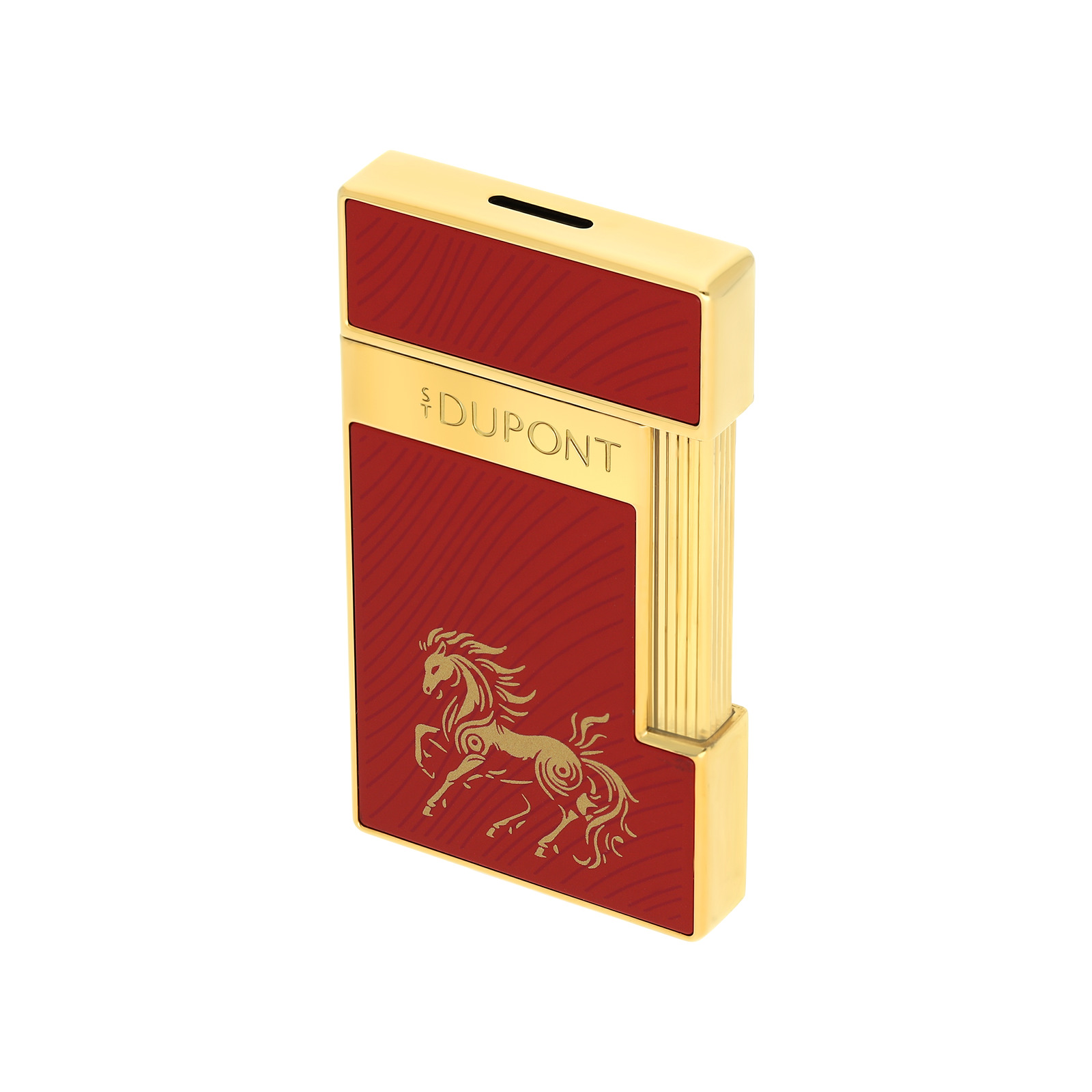 slimmy Lacquered Lighter horse red view 4