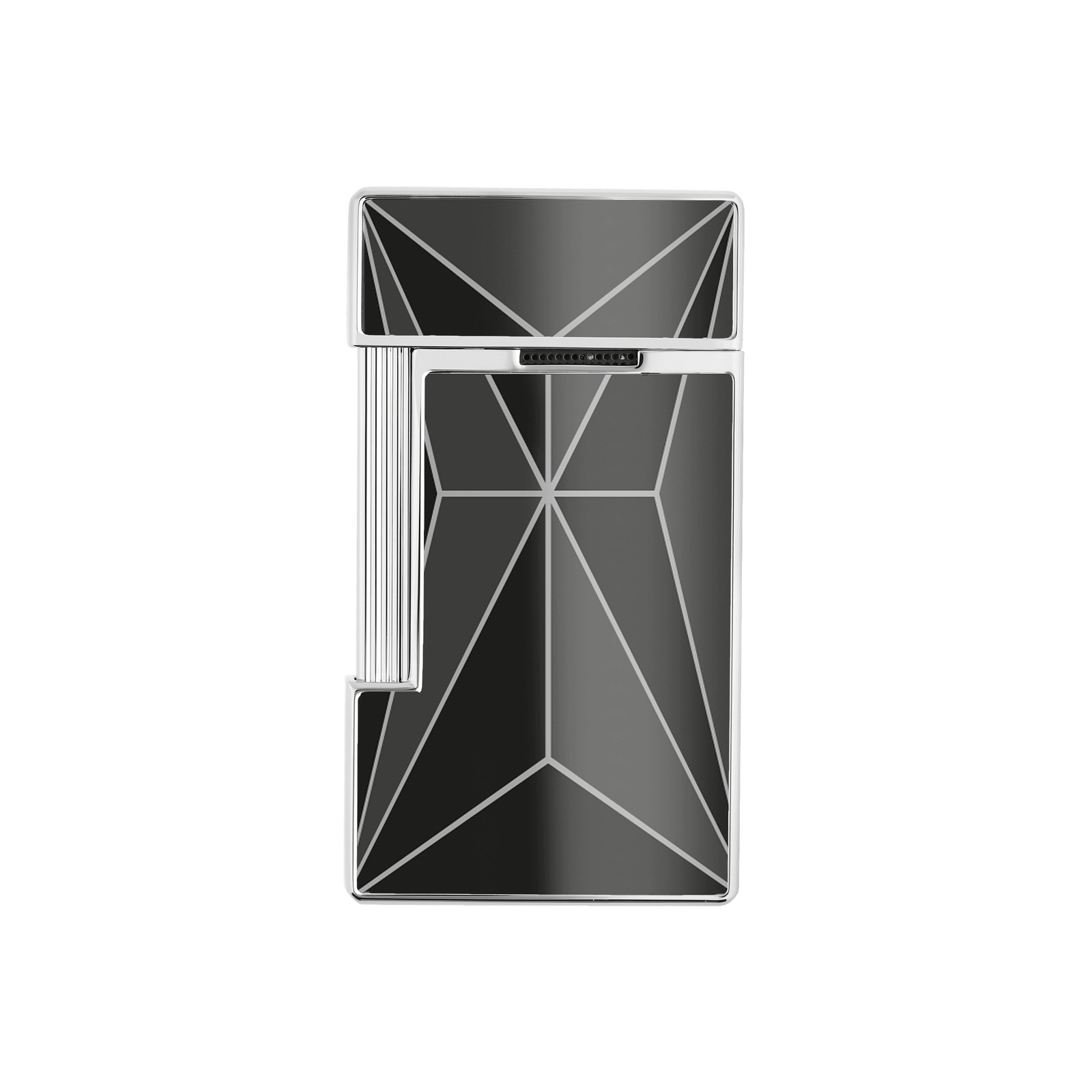 slimmy Lacquered lighter Fire X black view 3