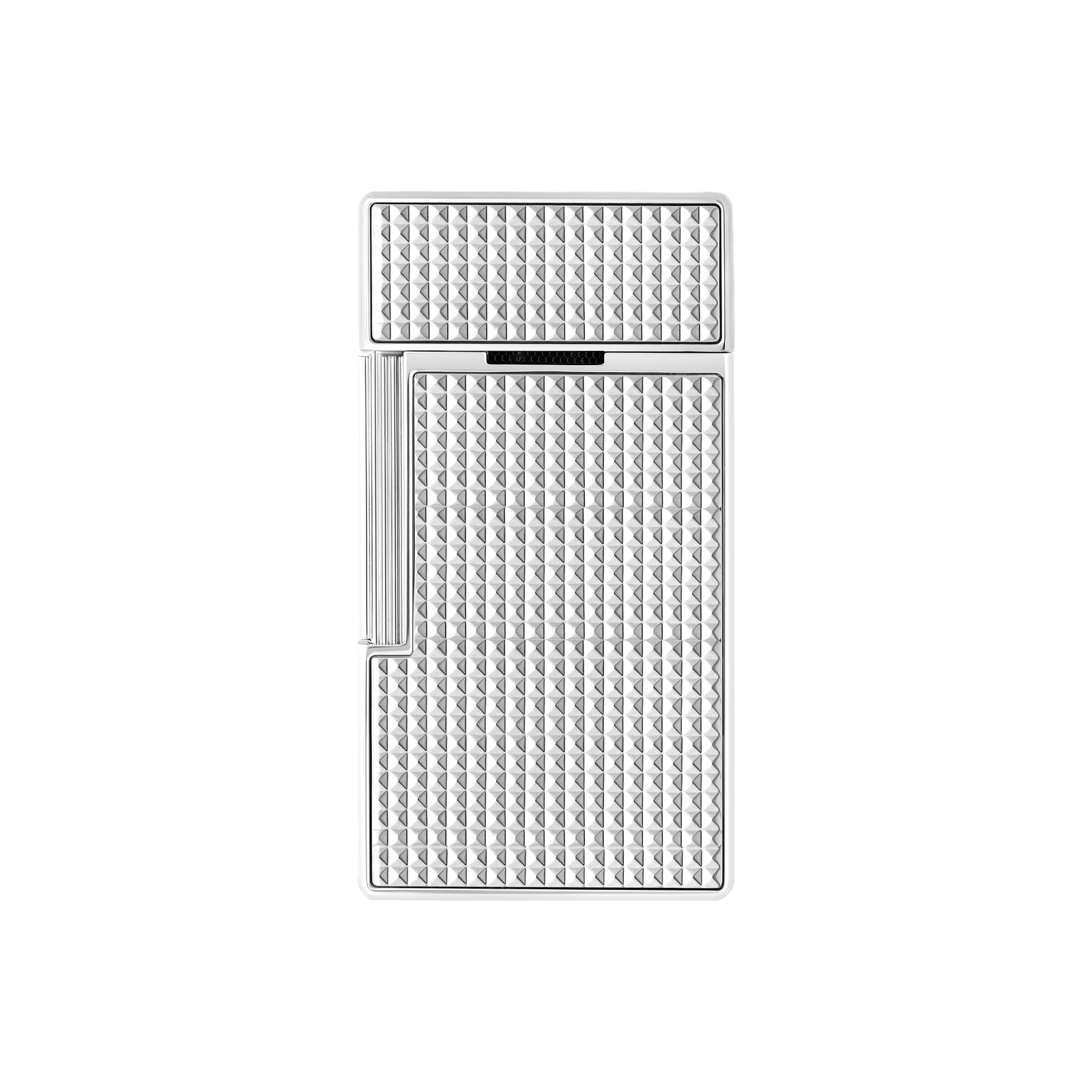 biggy Diamond head Lighter silver view 3