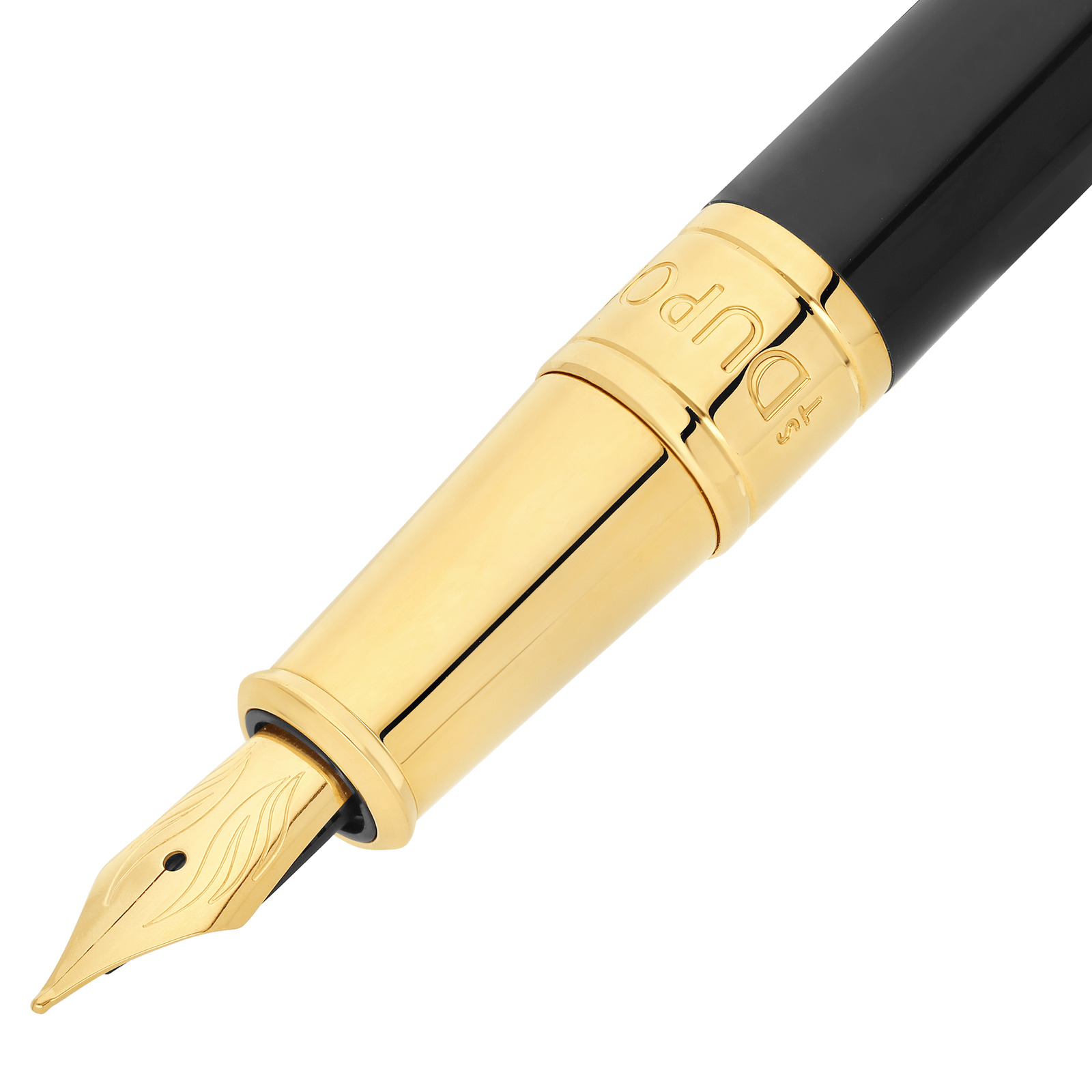 Initial Fountain pen golden view 2