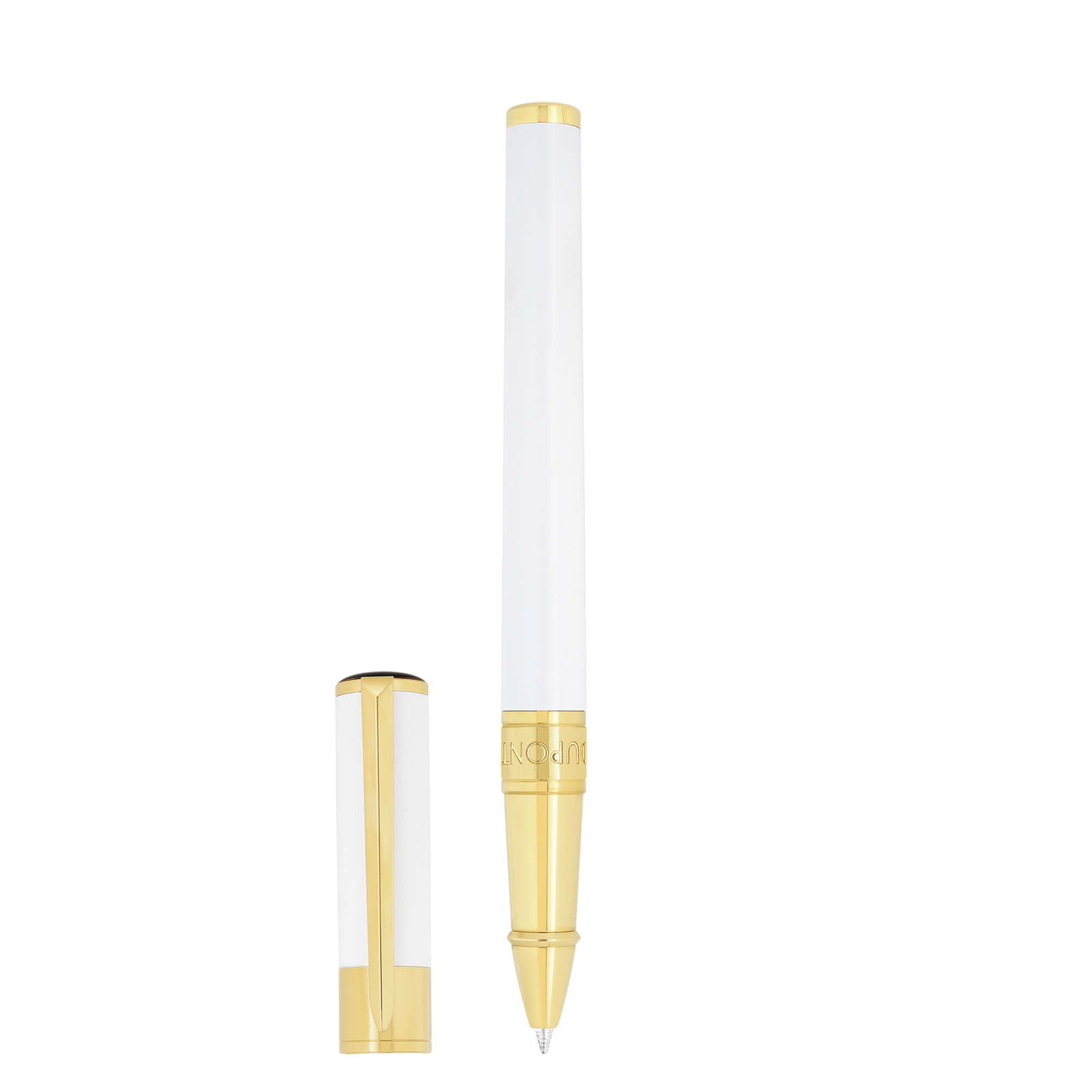 Initial Rollerball pen  white view 3