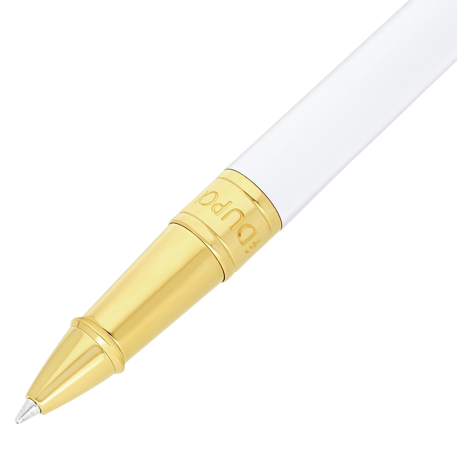 Initial Rollerball pen  white view 2