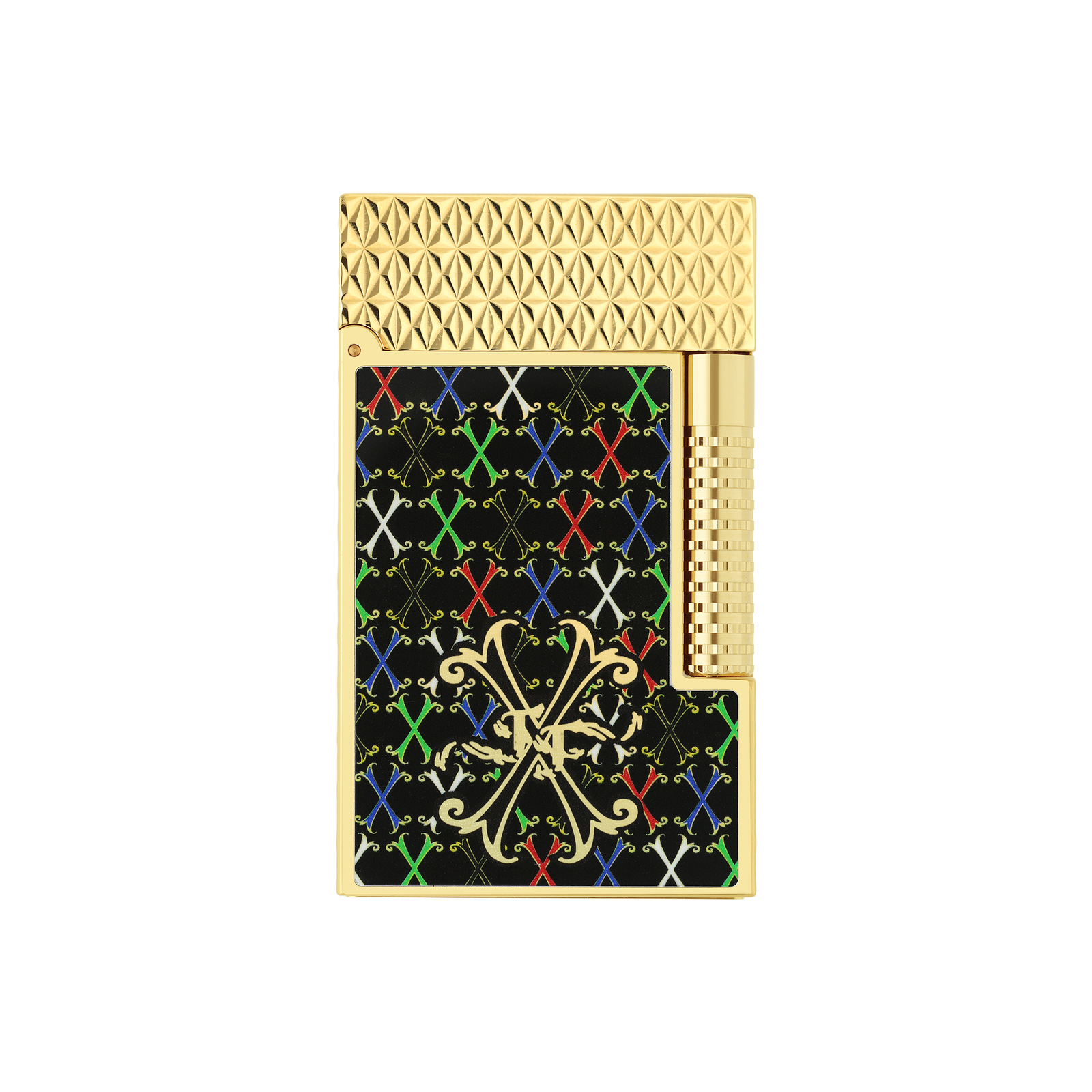 LACQUERED LIGHTER LE GRAND DUPONT FUENTE MULTICOLOR
