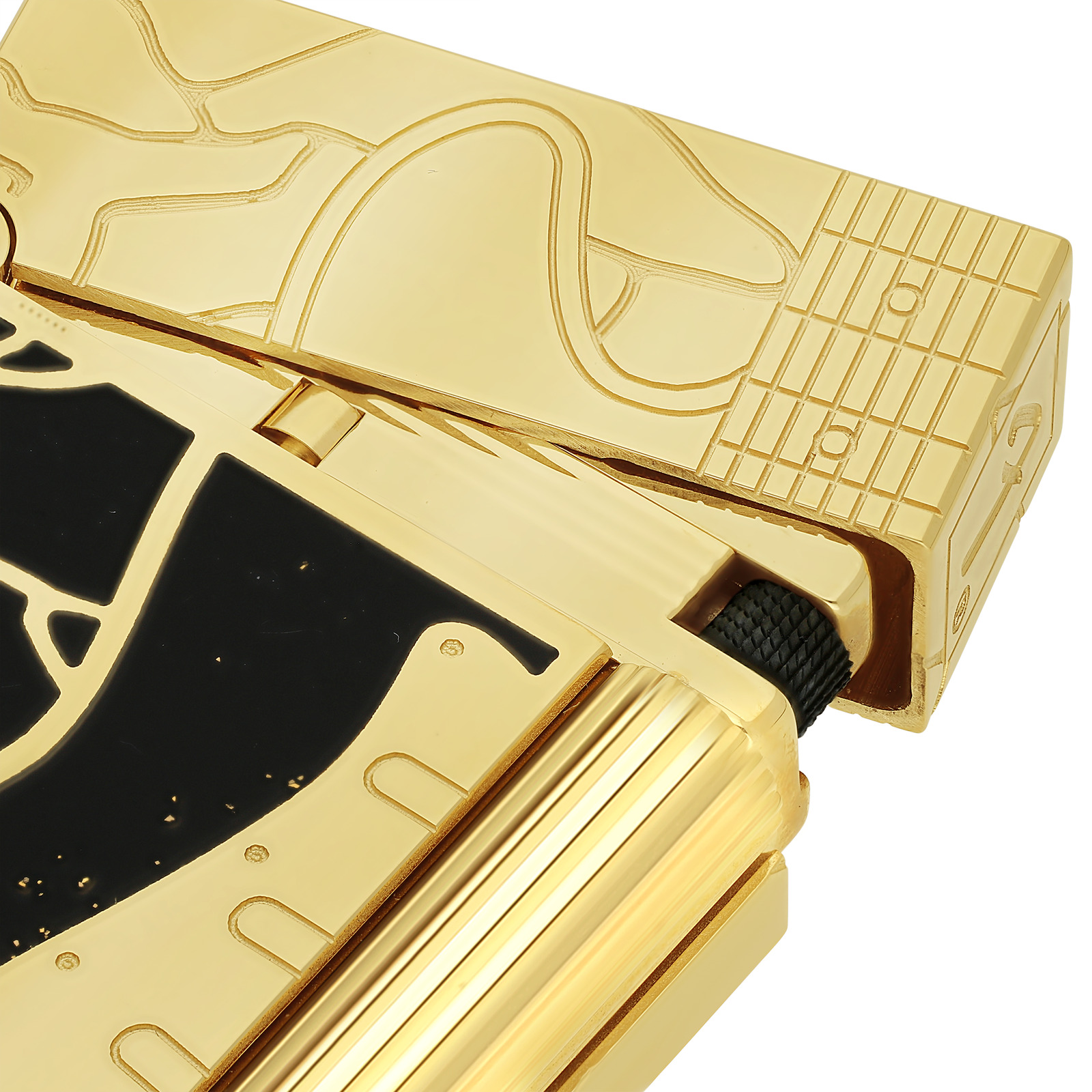 ligne 2 Lacquered lighter fender black view 2