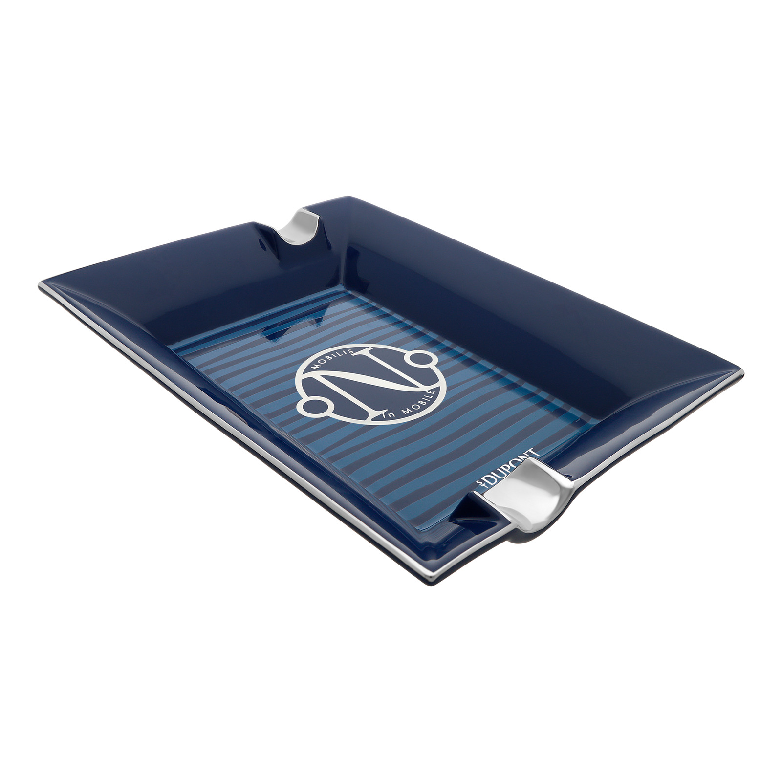 ashtray Porcelain 20'000 Leagues under the seas blue gulf stream view 3