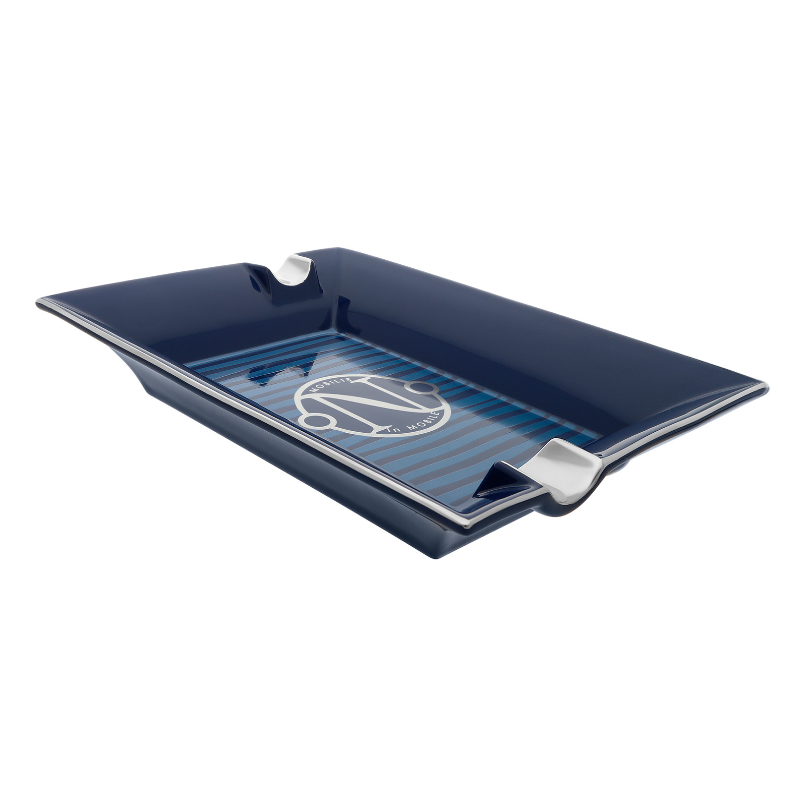 ashtray Porcelain 20'000 Leagues under the seas blue gulf stream view 2