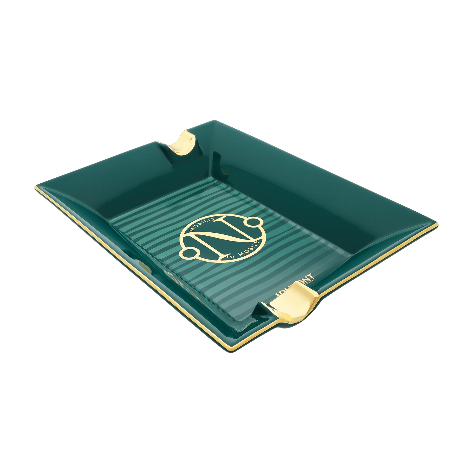 ashtray Porcelain 20'000 Leagues under the seas green pacific view 3