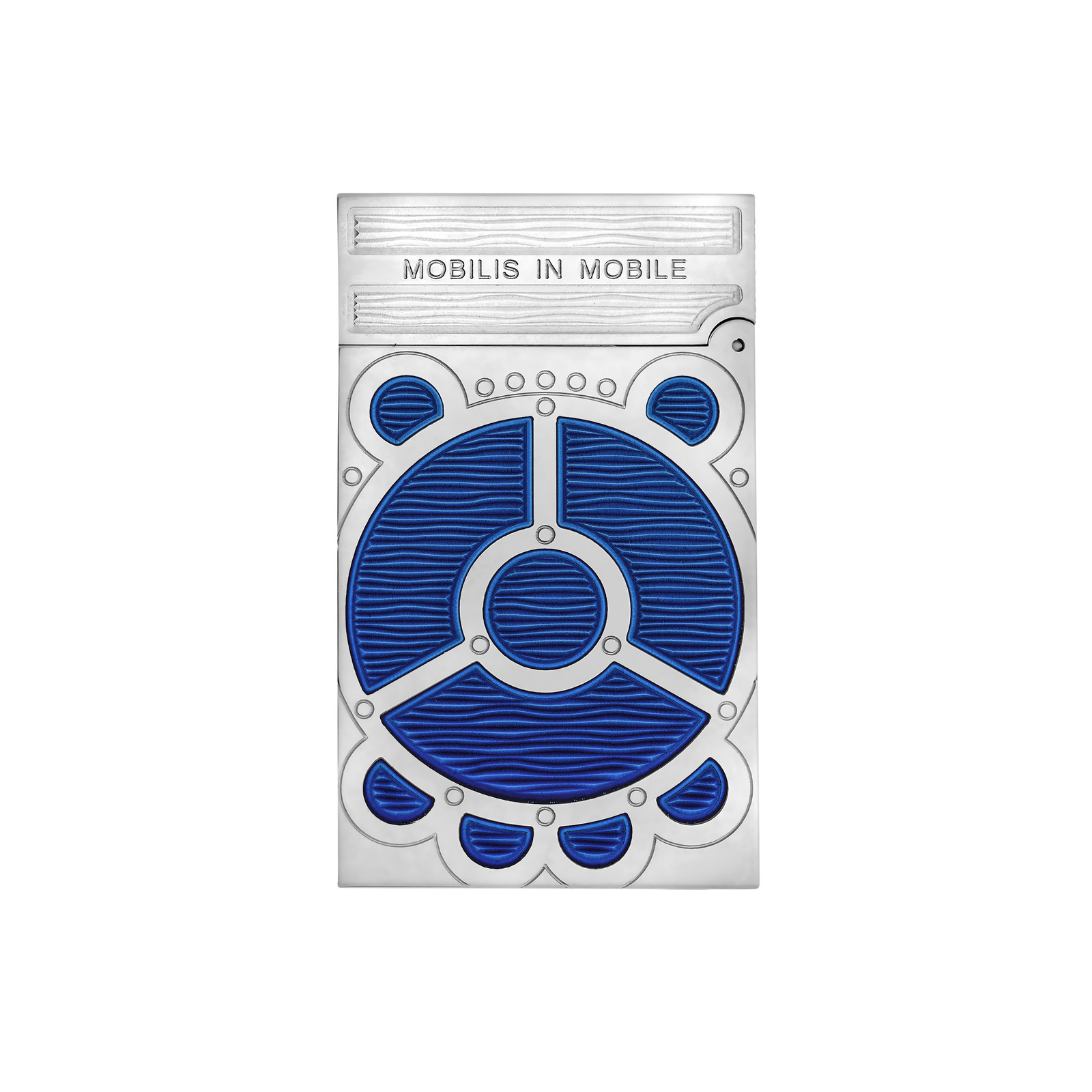 ligne 2 Lacquered lighter 20'000 Leagues under the seas blue gulf stream view 3