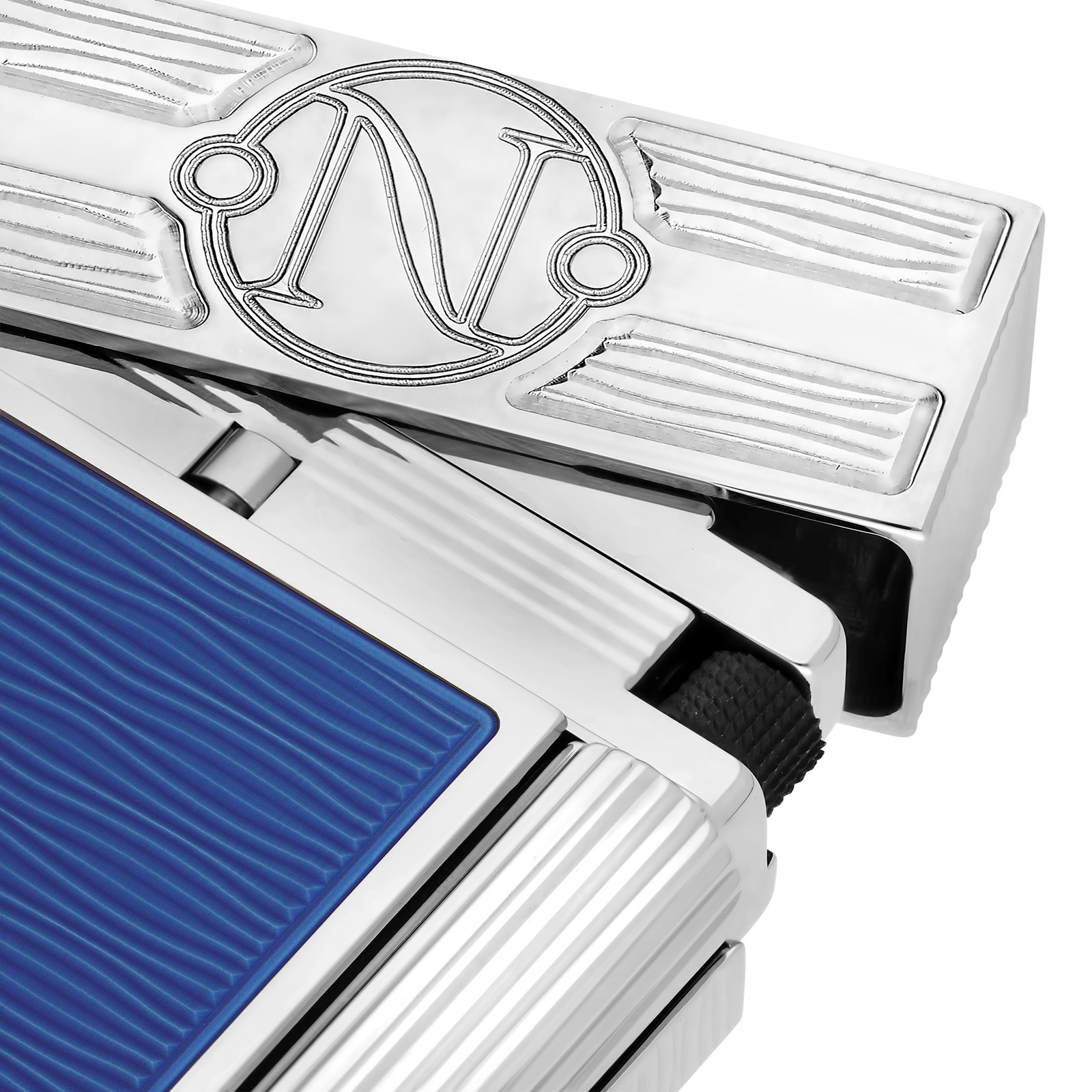 ligne 2 Lacquered lighter 20'000 Leagues under the seas blue gulf stream view 2