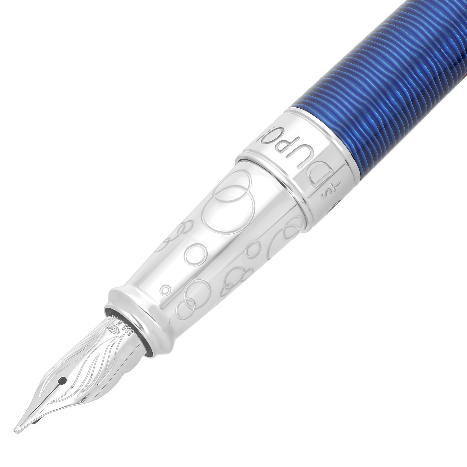 line d eternity Fountain pen large 20'000 Leagues under the seas blue gulf stream view 3