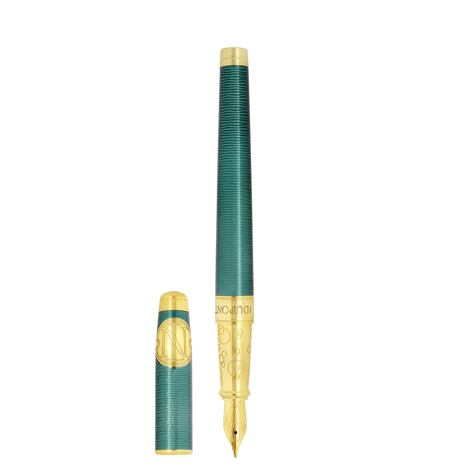 line d eternity Fountain pen large 20'000 Leagues under the seas green pacific