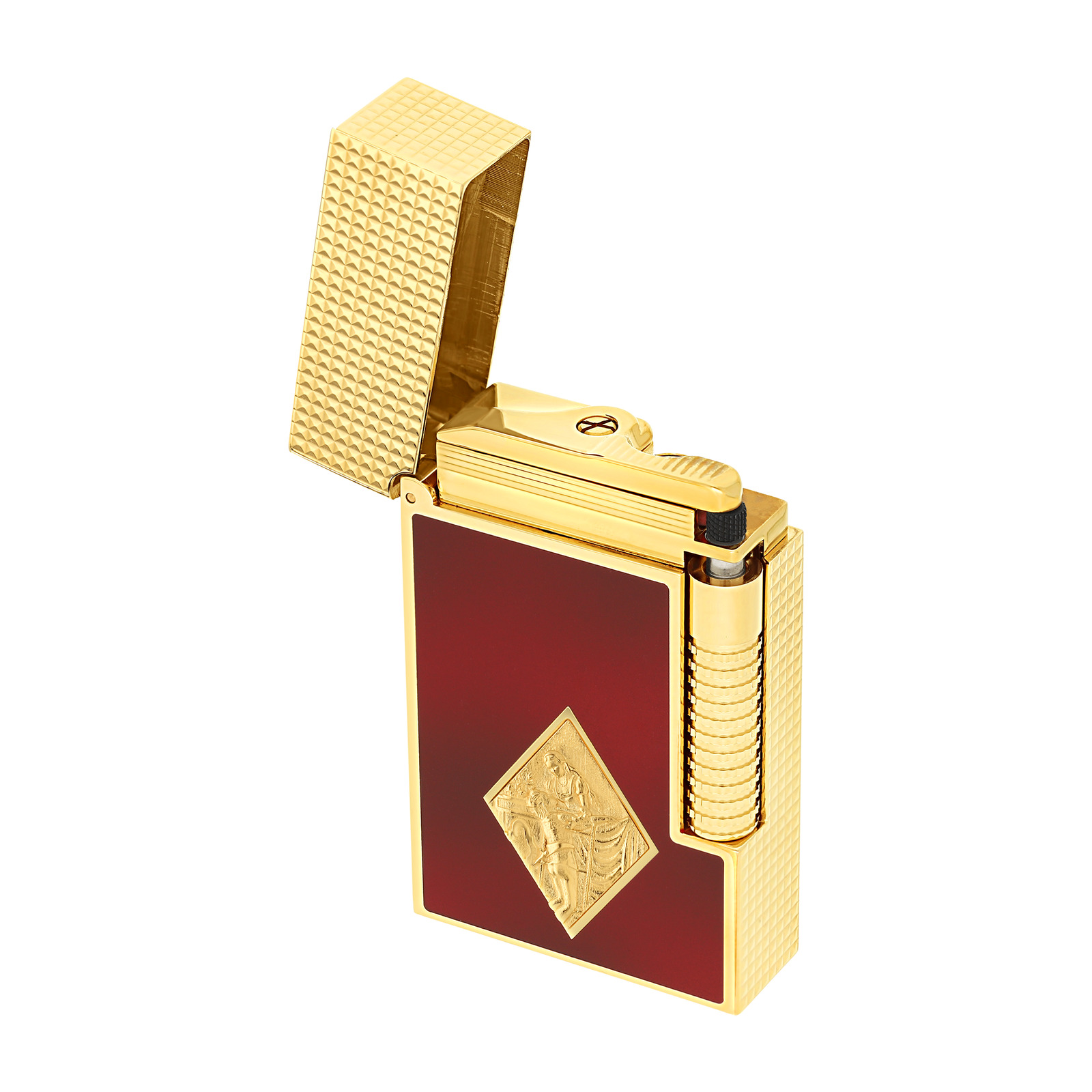 le grand dupont Lacquered lighter romeo y julieta burgundy view 4