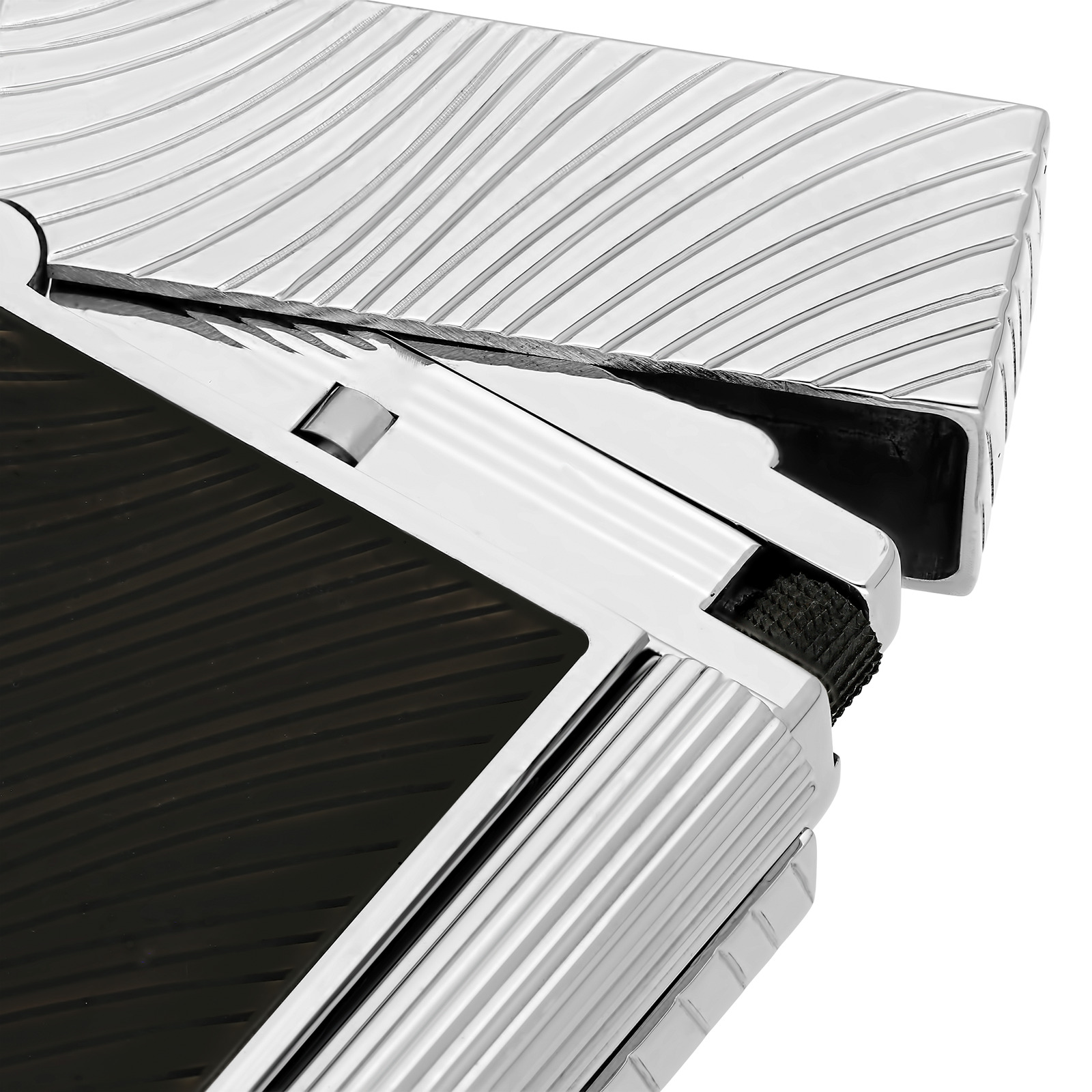 ligne 2 Horse mane guilloche horsemane black view 2