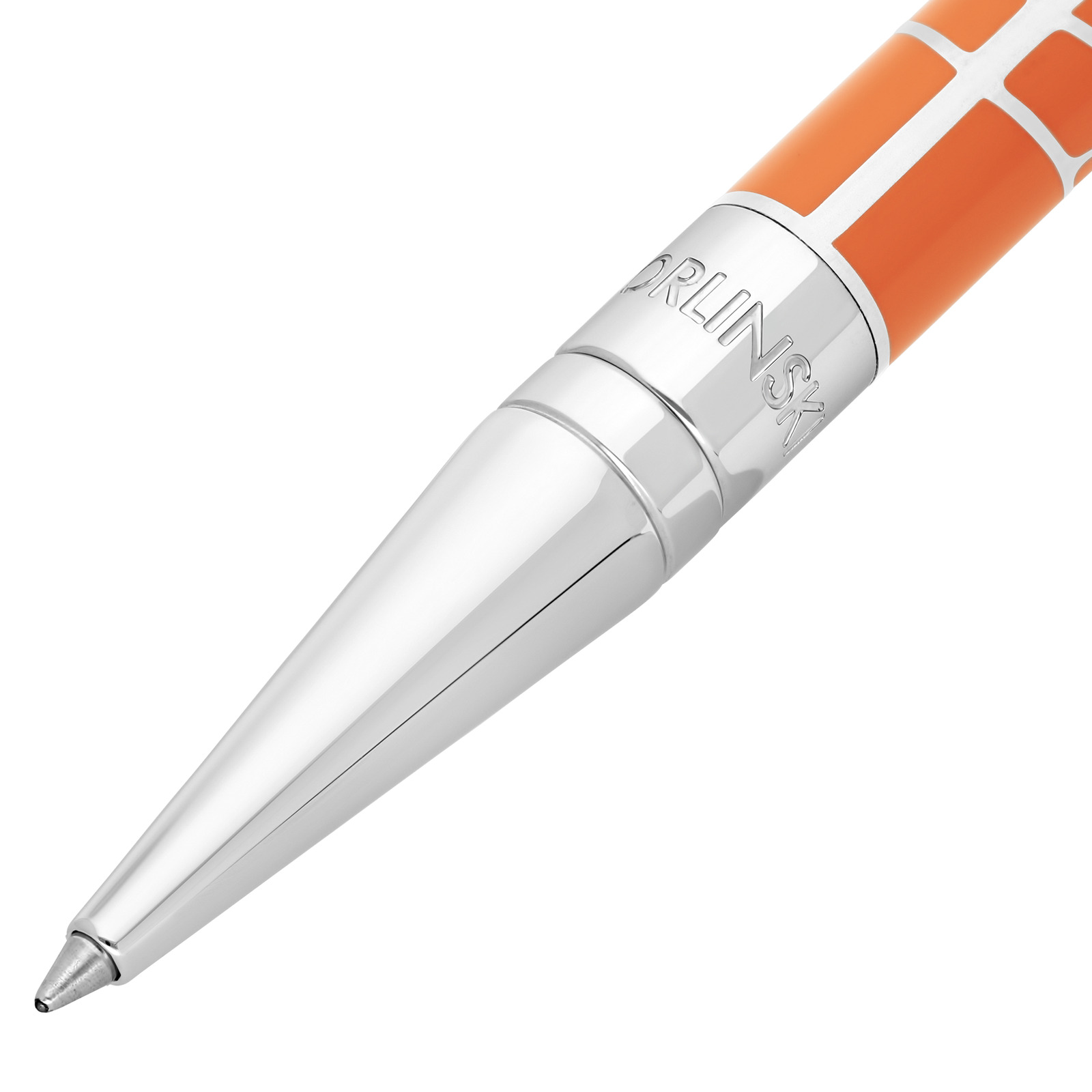 D-Initial Ballpoint pen orange view 2