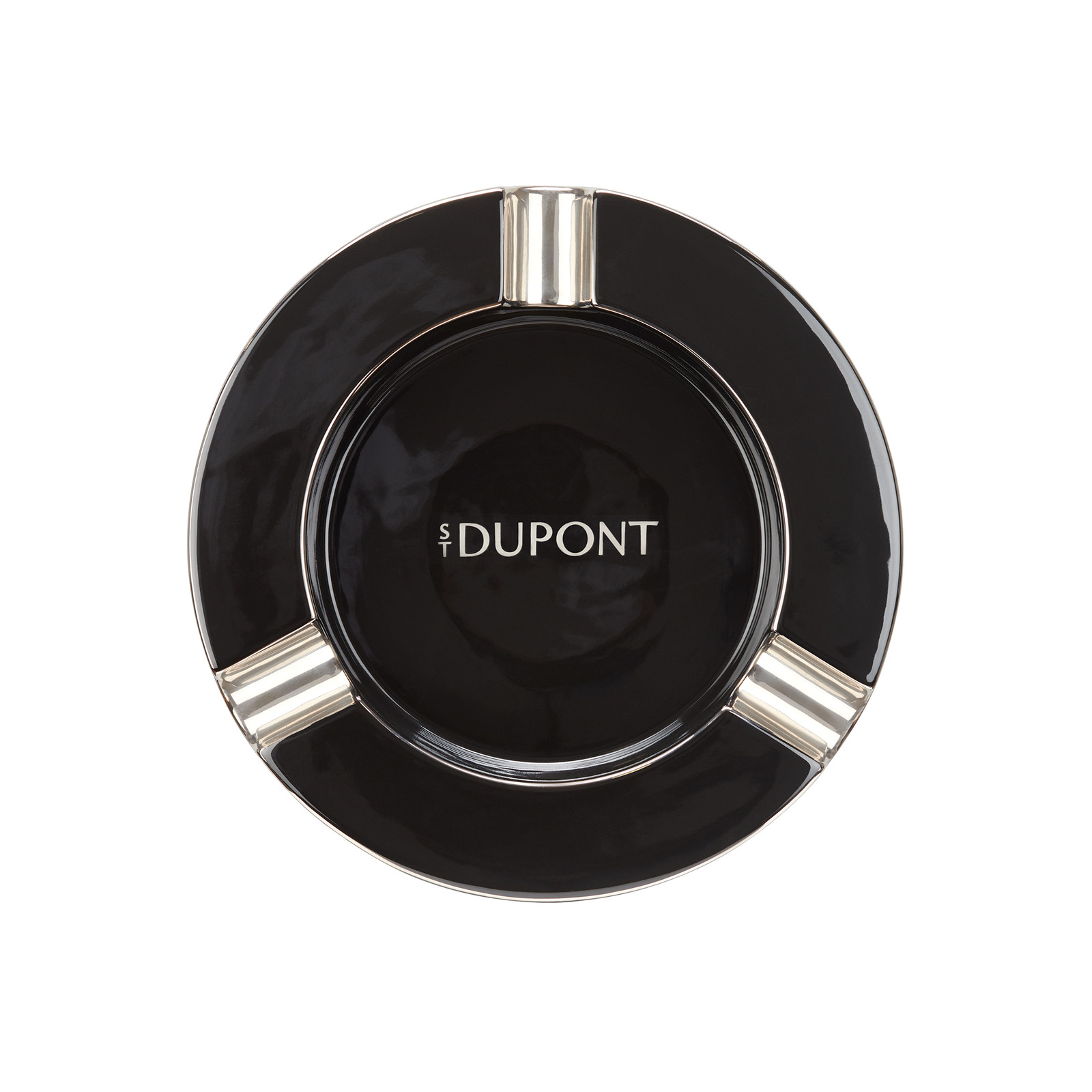 Ashtray  XL porcelain  silver