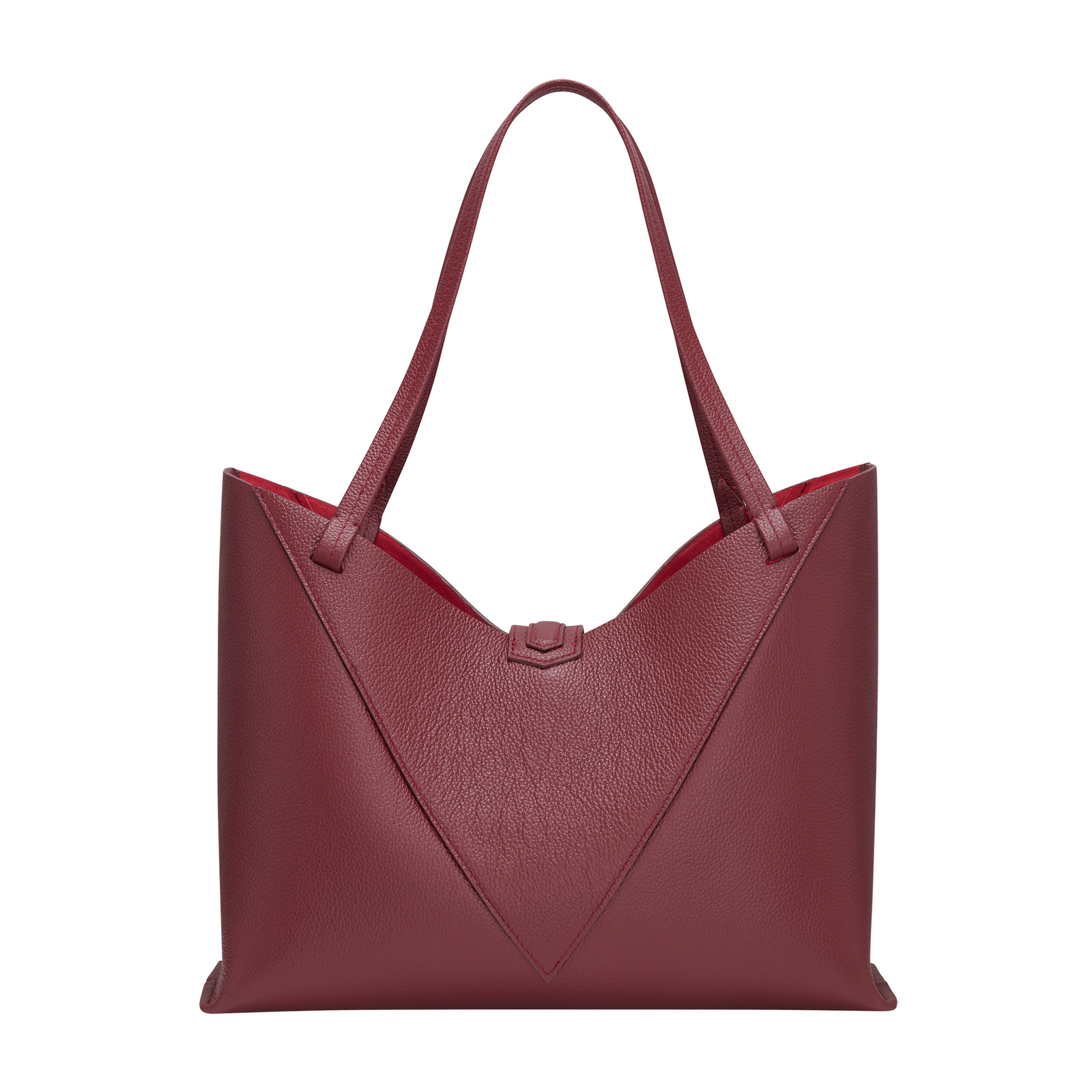 Victoria Tote  burgundy view 2