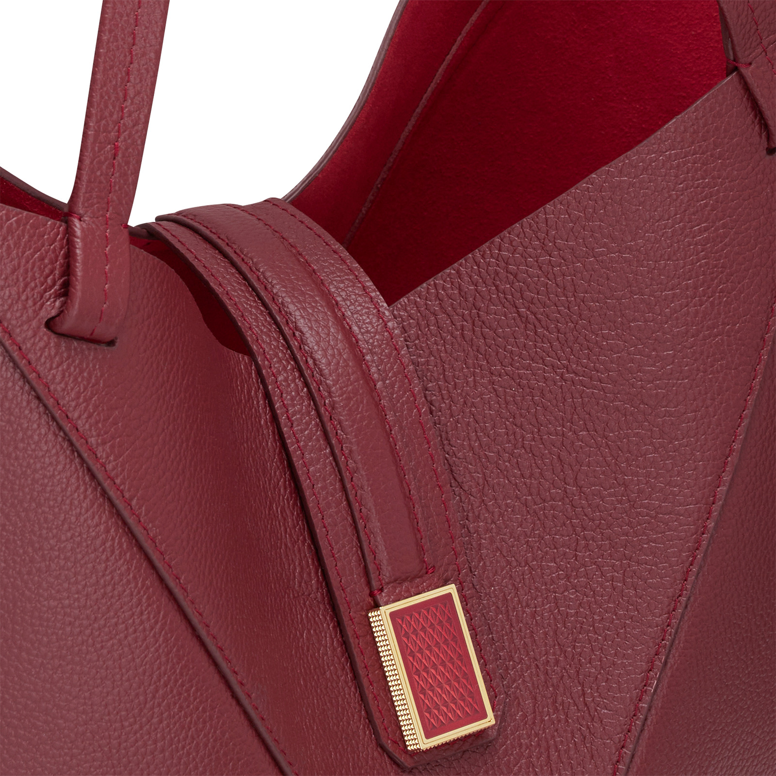 Victoria Tote  burgundy view 4