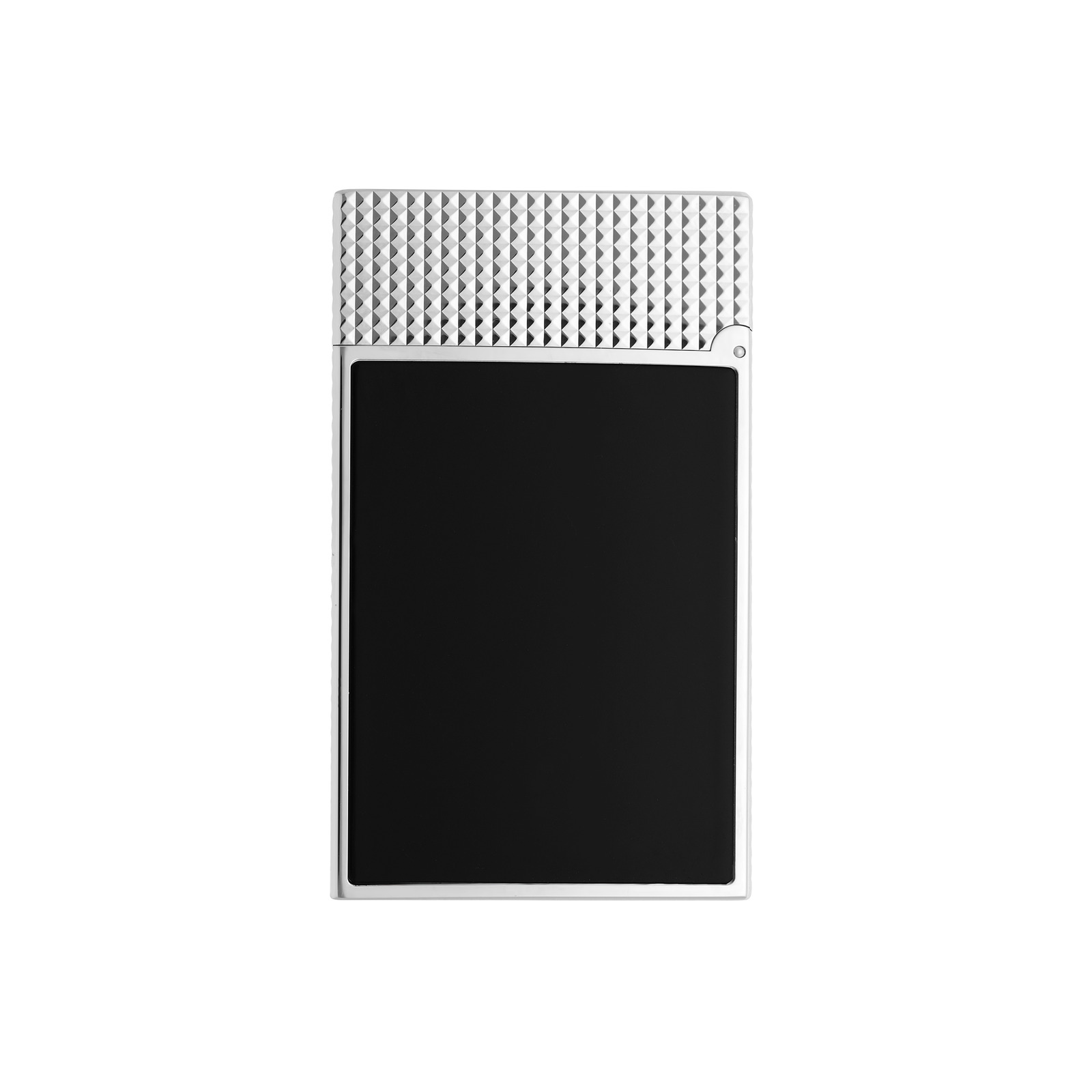 le grand dupont Lacquered lighter silver view 3