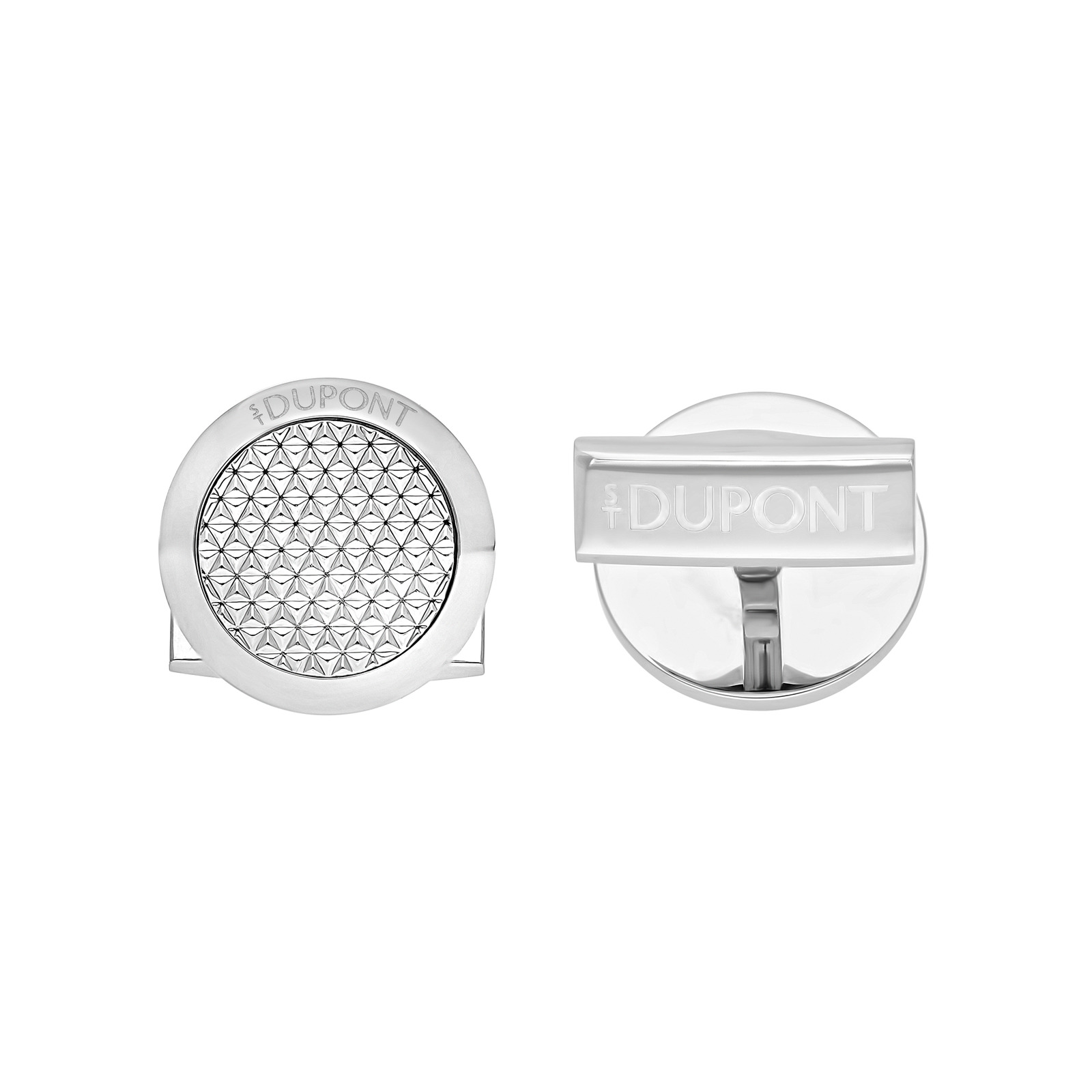 cufflinks Round Firehead cufflinks silver view 3