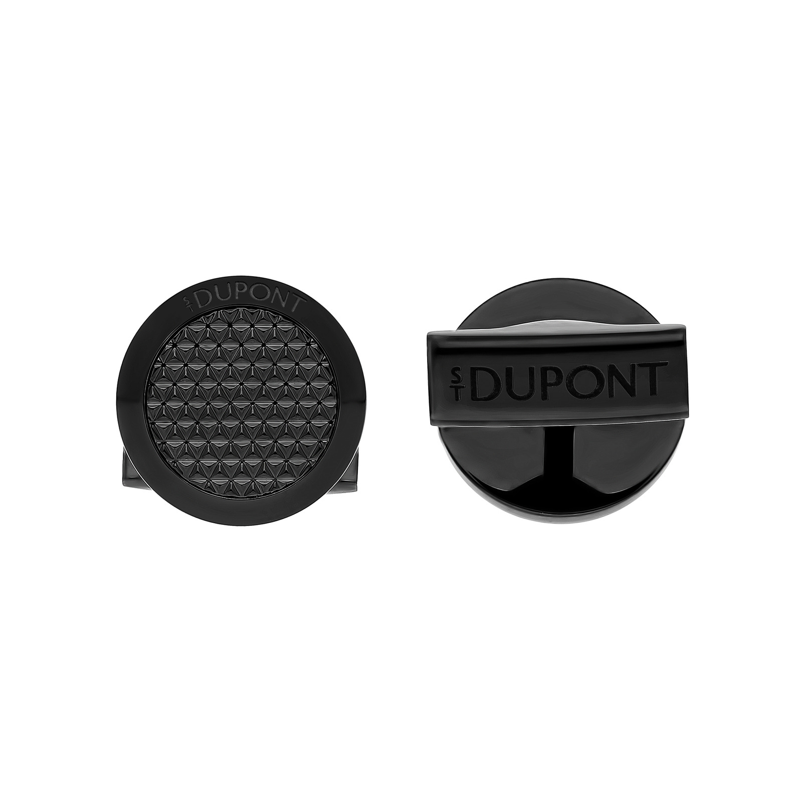 cufflinks Round Firehead cufflinks black view 3