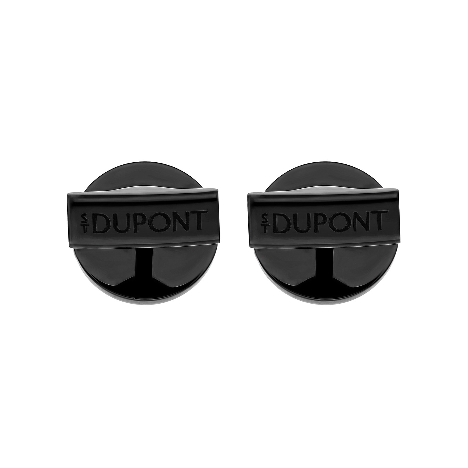 cufflinks Round Firehead cufflinks black view 2