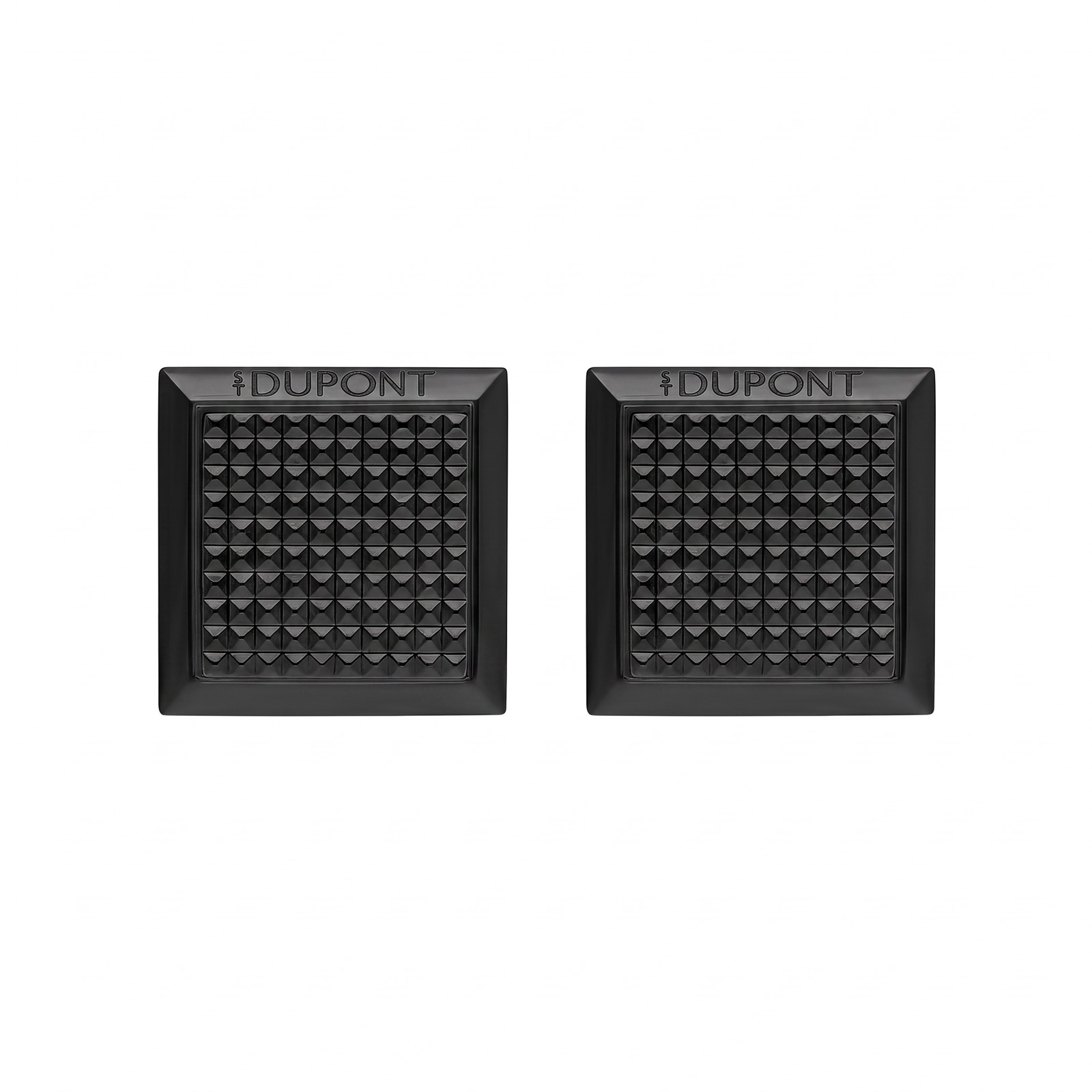 cufflinks Square diamond head cufflinks black