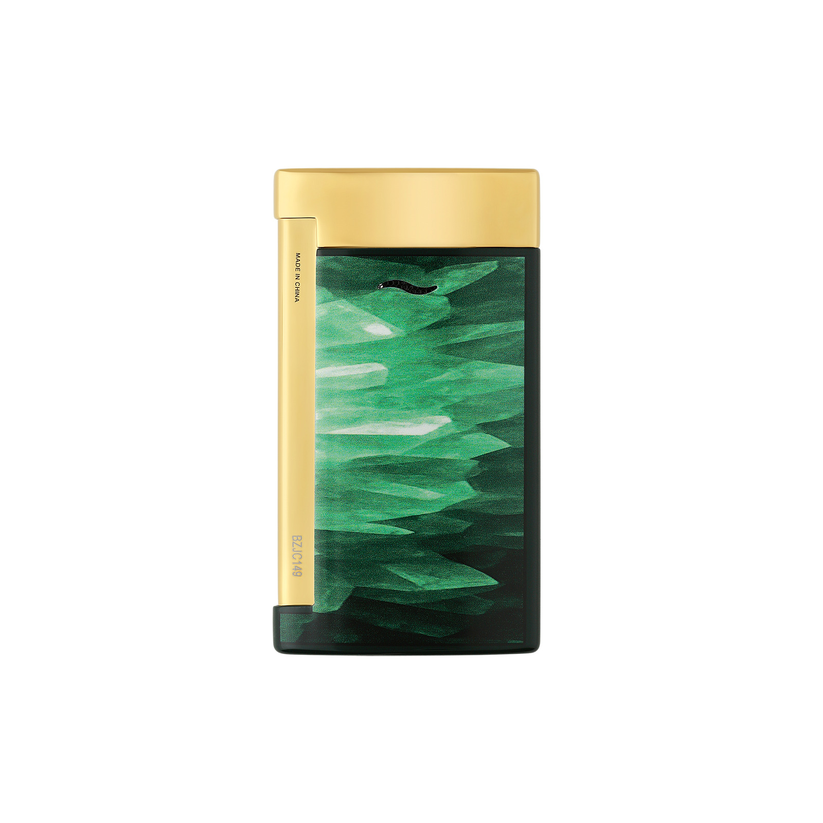Slim 7 Lacquered lighter Géode green view 3