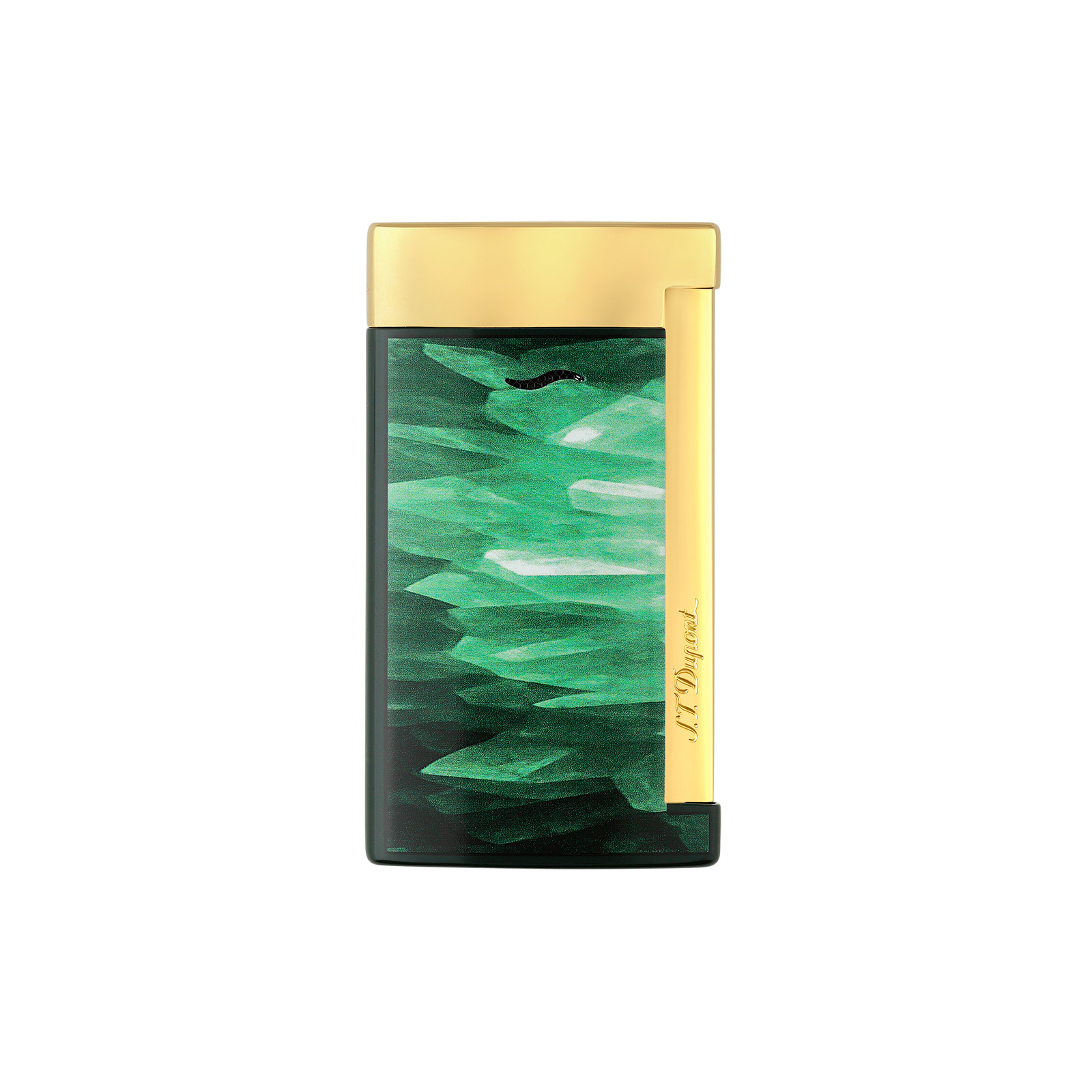 Slim 7 Lacquered lighter Géode green