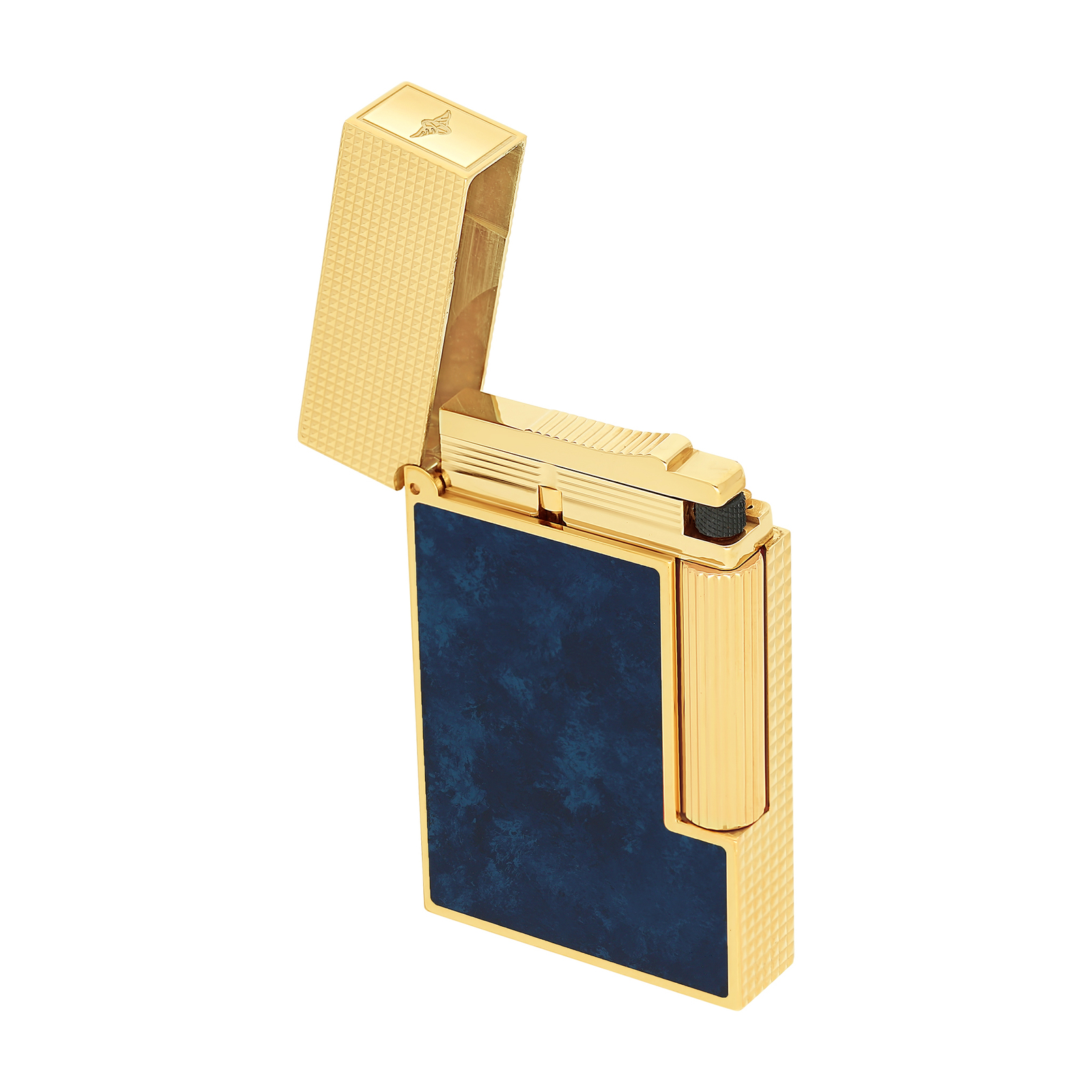 ligne 2 Lacquered lighter Savoir-Faire Popote blue view 3