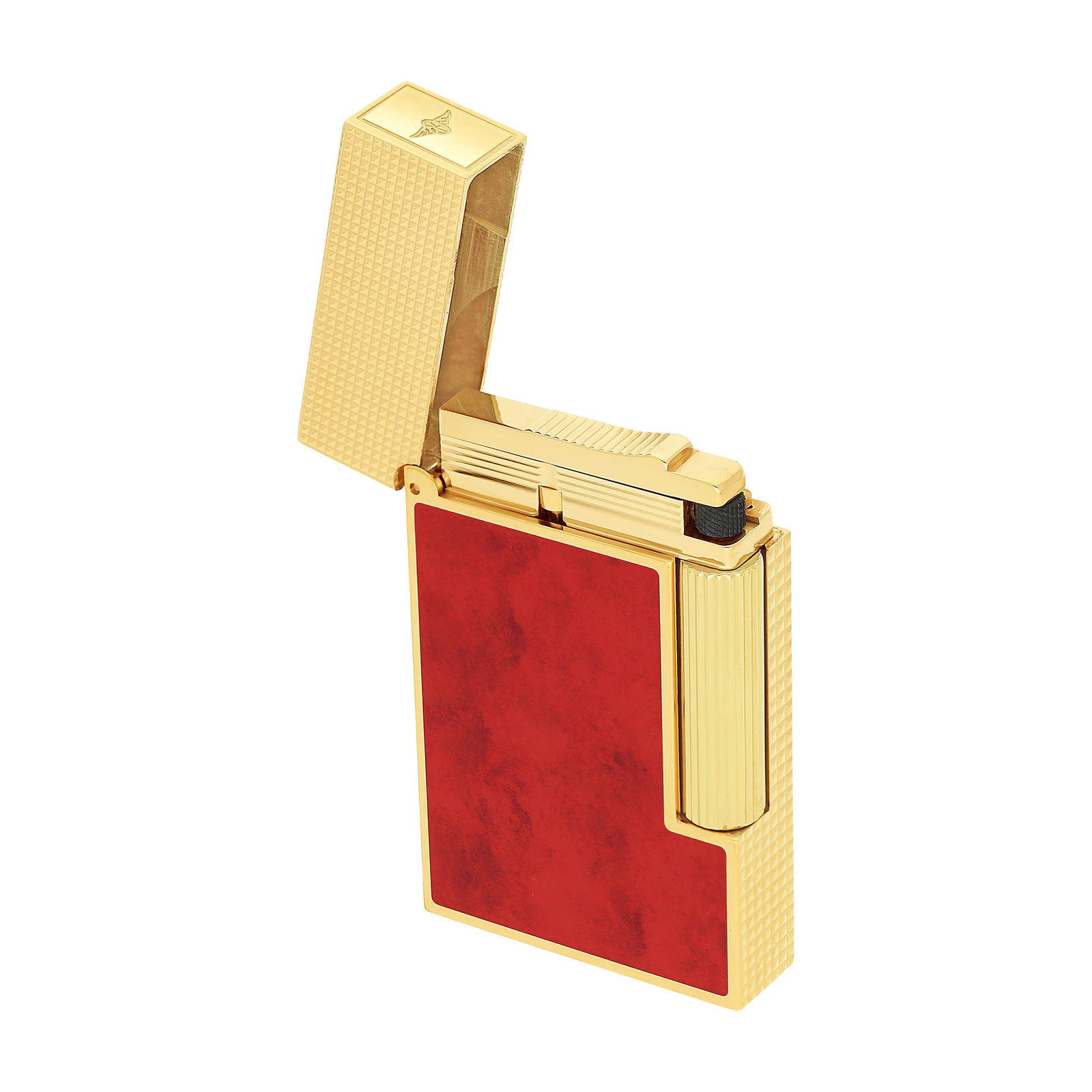 ligne 2 Lacquered lighter Savoir-Faire Popote red view 3