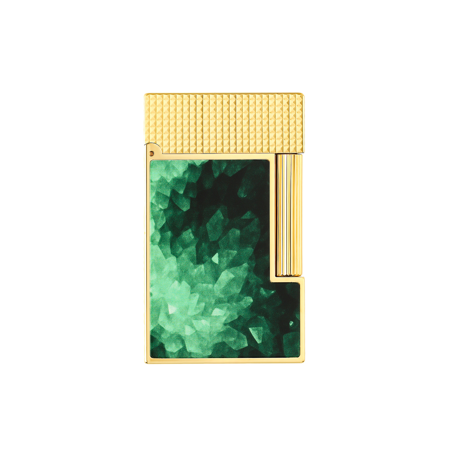 Ligne 2 Lacquered lighter Géode green