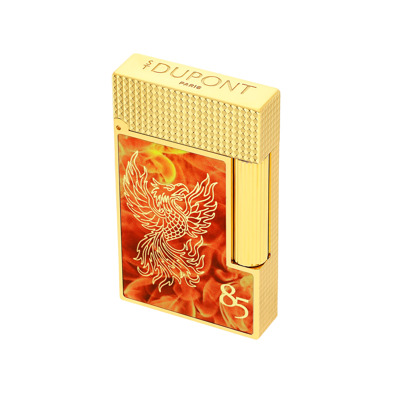 ligne 2 Lacquered Lighter 85th anniversary gold view 4