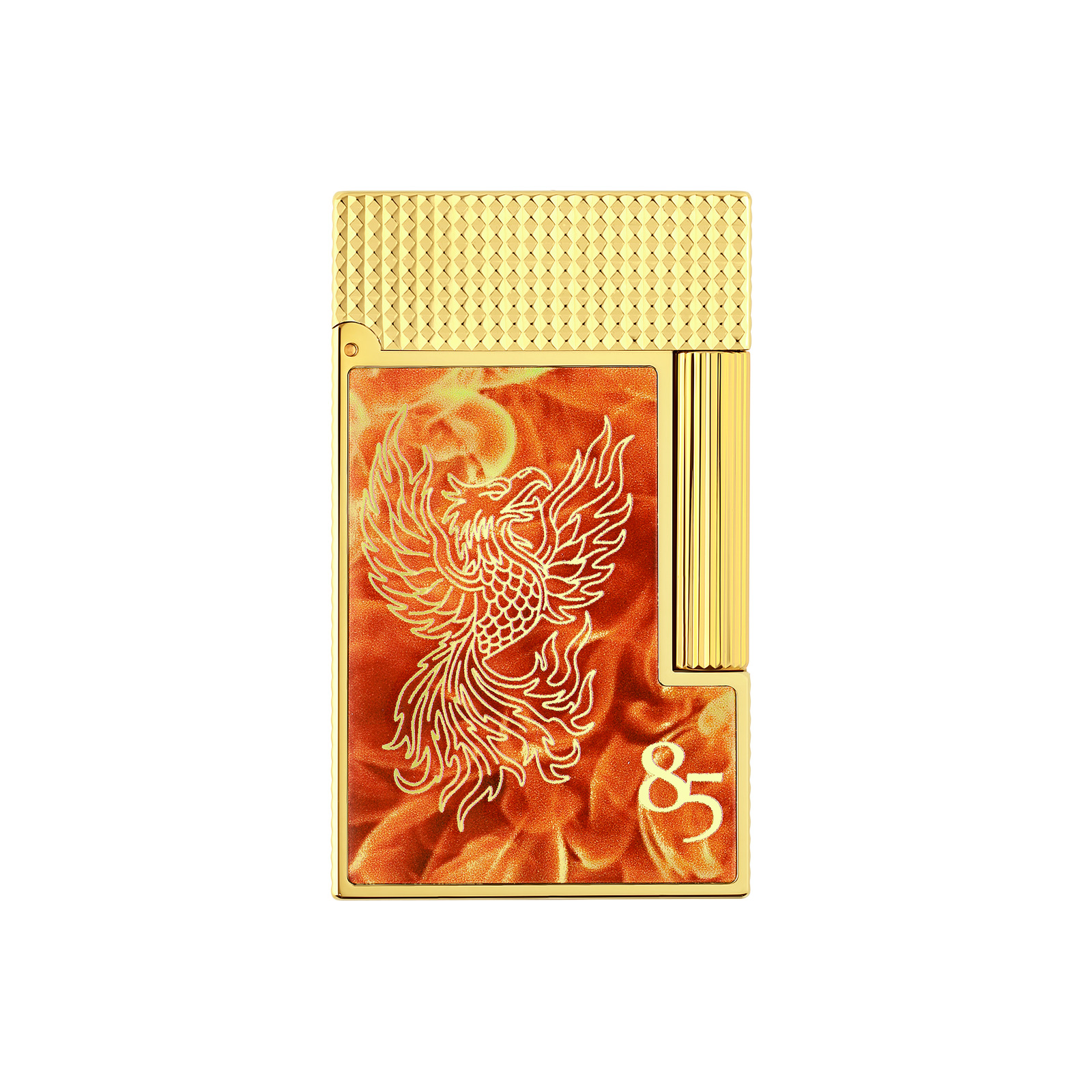 ligne 2 Lacquered Lighter 85th anniversary gold