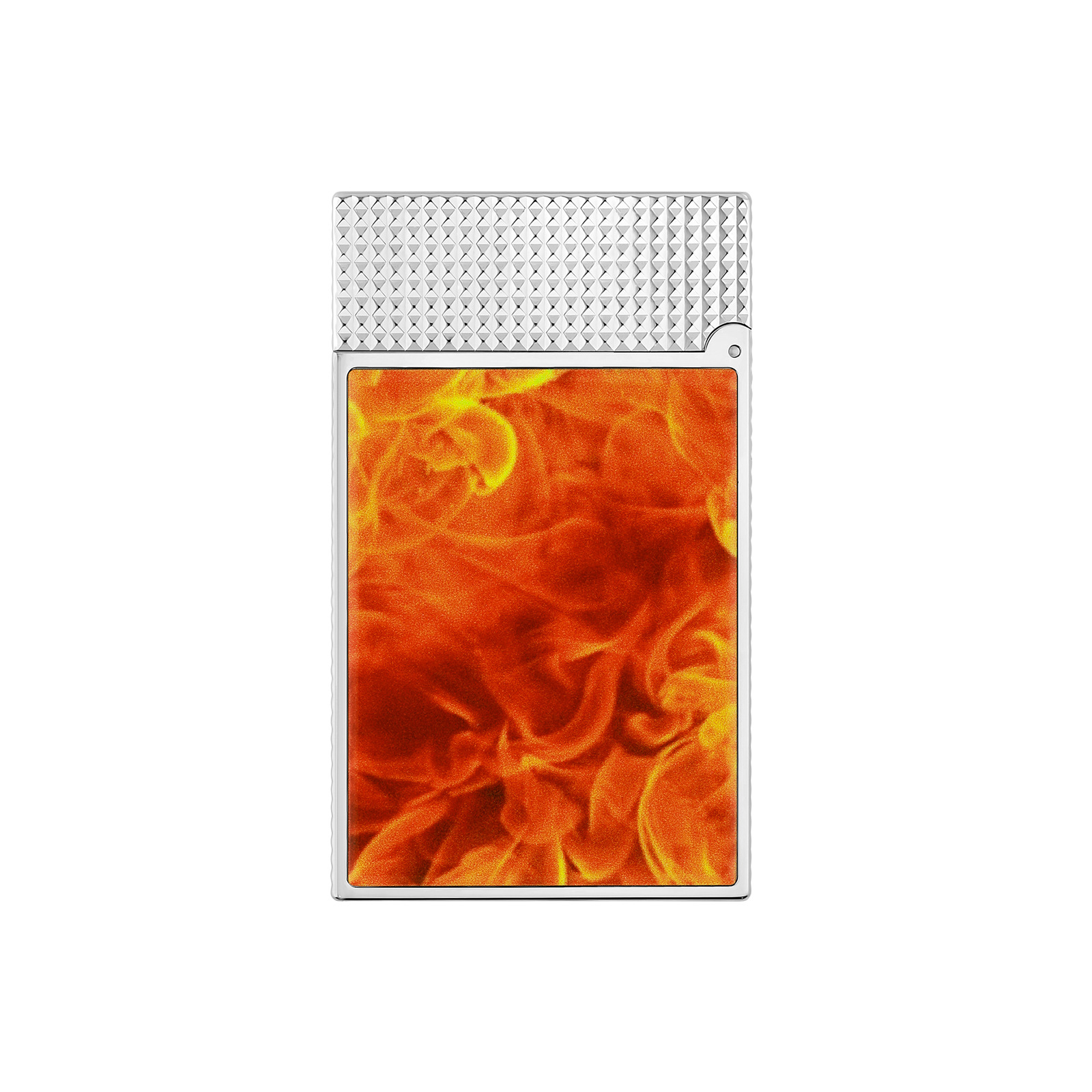 ligne 2 Lacquered Lighter 85th anniversary silver view 3