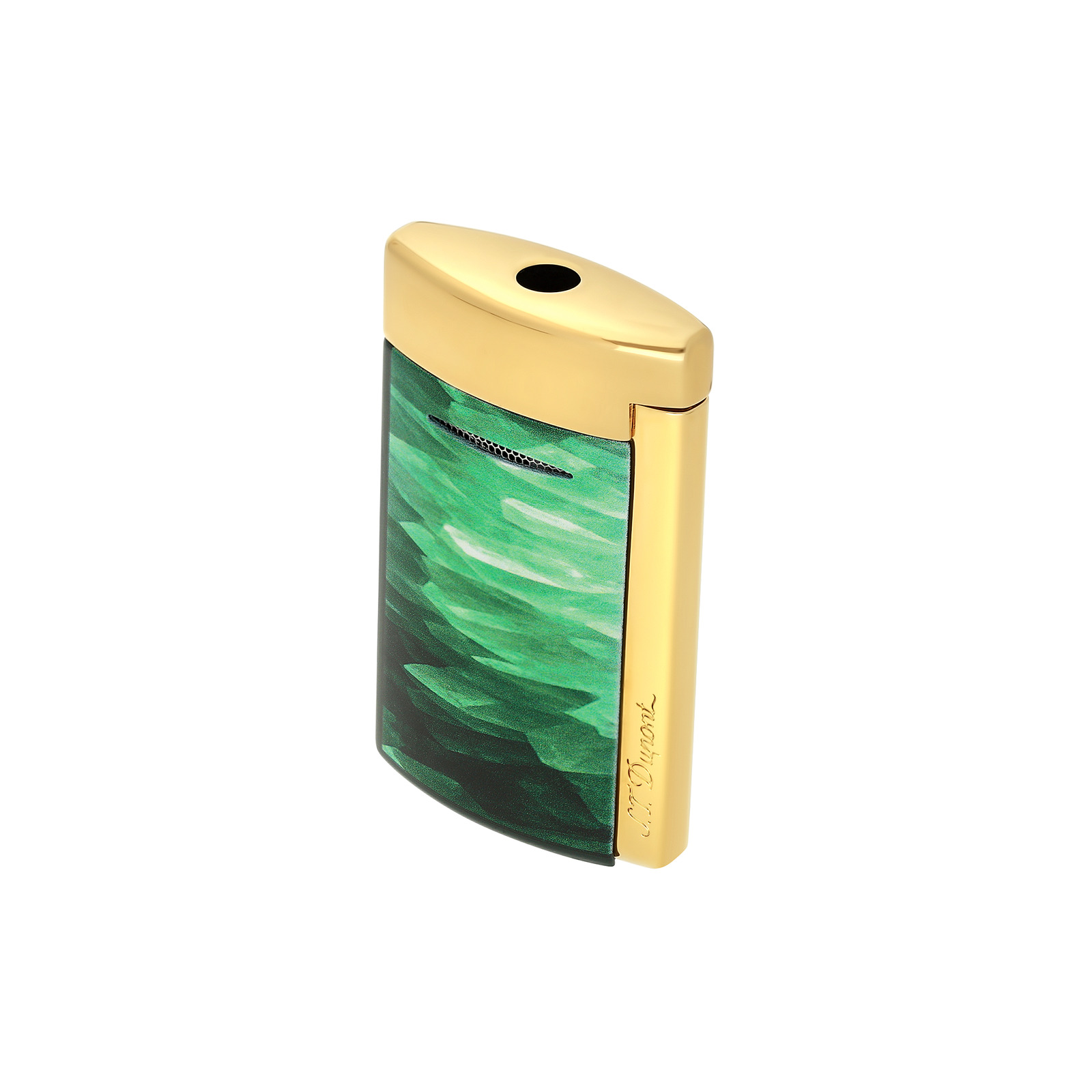 Minijet Lacquered lighter Géode green view 4