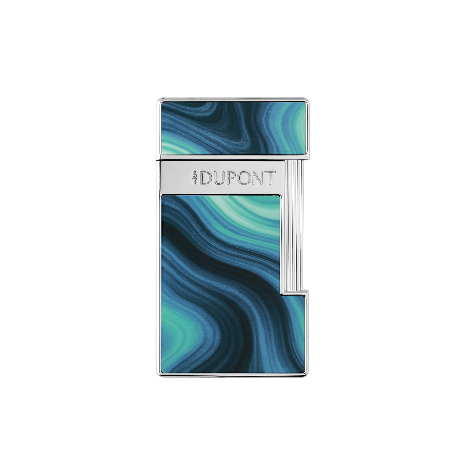 Slimmy Lacquered lighter Géode blue